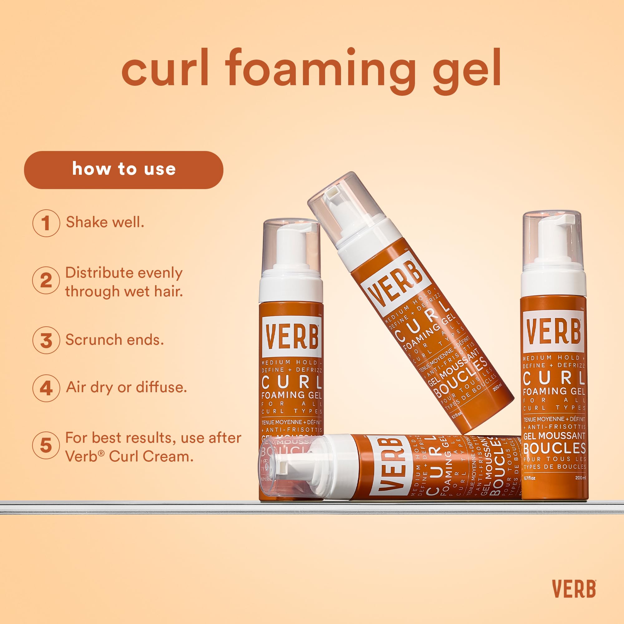 Foto 3 pulgar | Gel para Cabello Verb Medium Hold de 200 ml-Venta Internacional