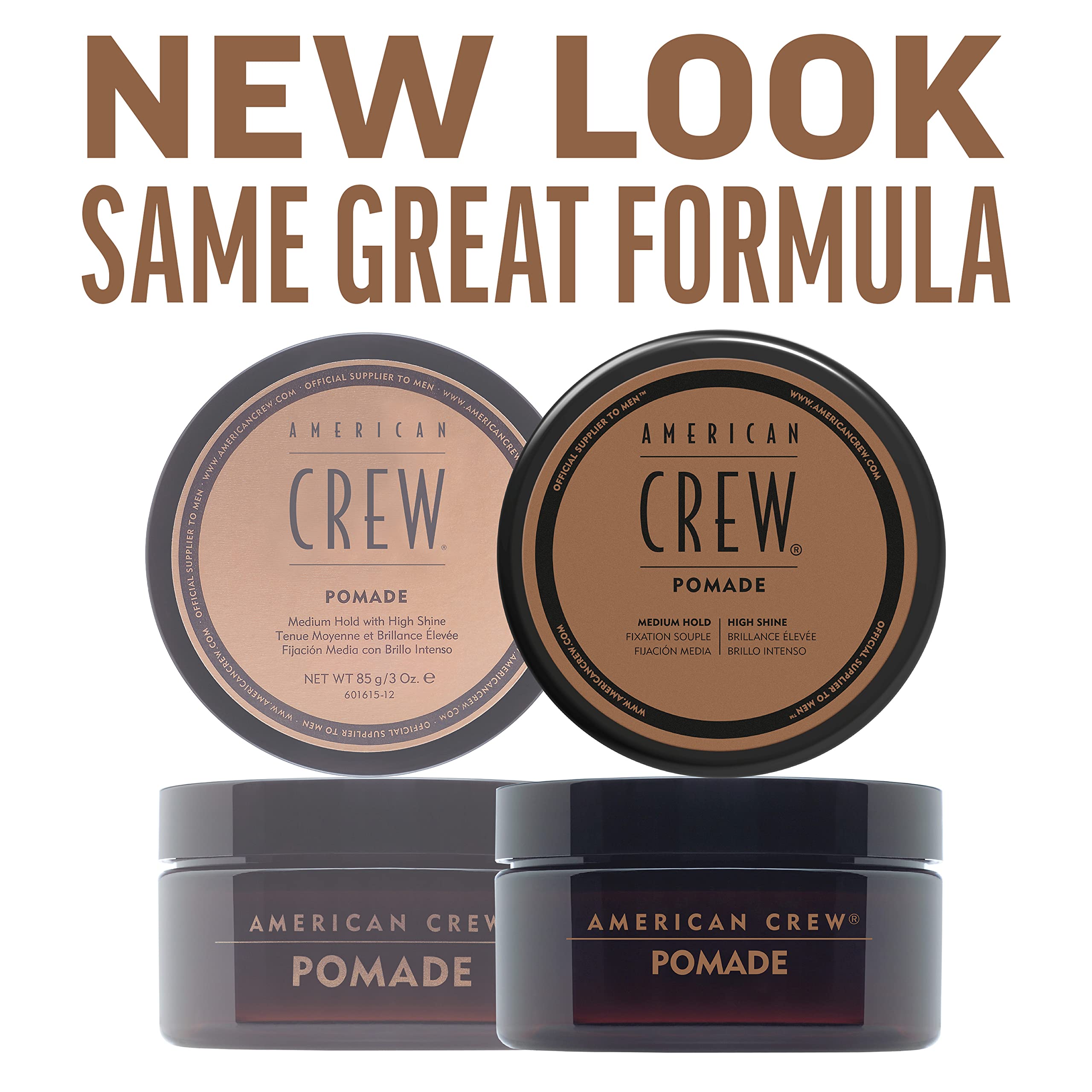 Foto 4 pulgar | Pomada Para El Cabello American Crew Medium Hold High Brillo 90 Ml - Venta Internacional.