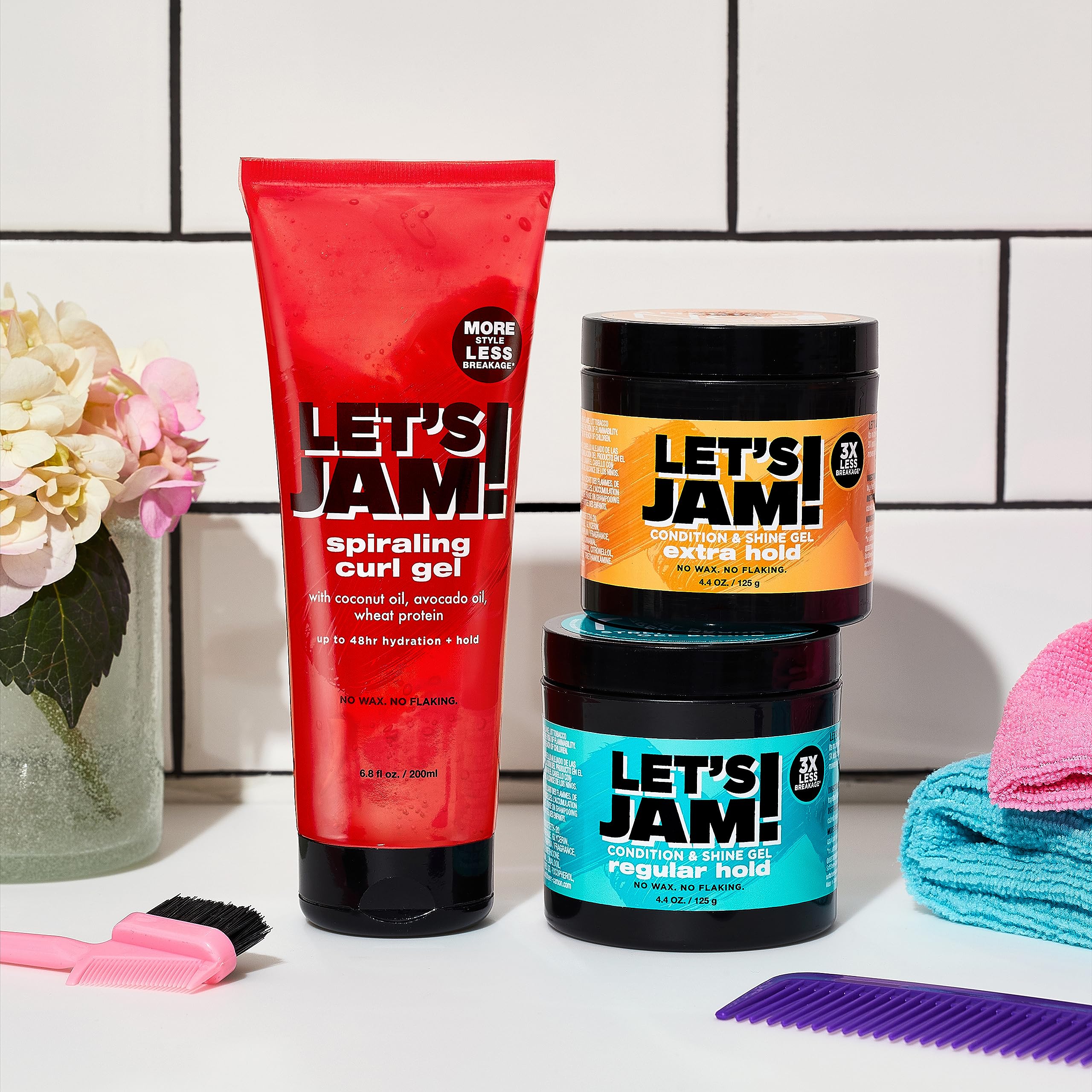 Foto 7 | Gel Para El Cabello Softsheen-carson Let's Jam! Extra Hold 130 Ml - Venta Internacional.