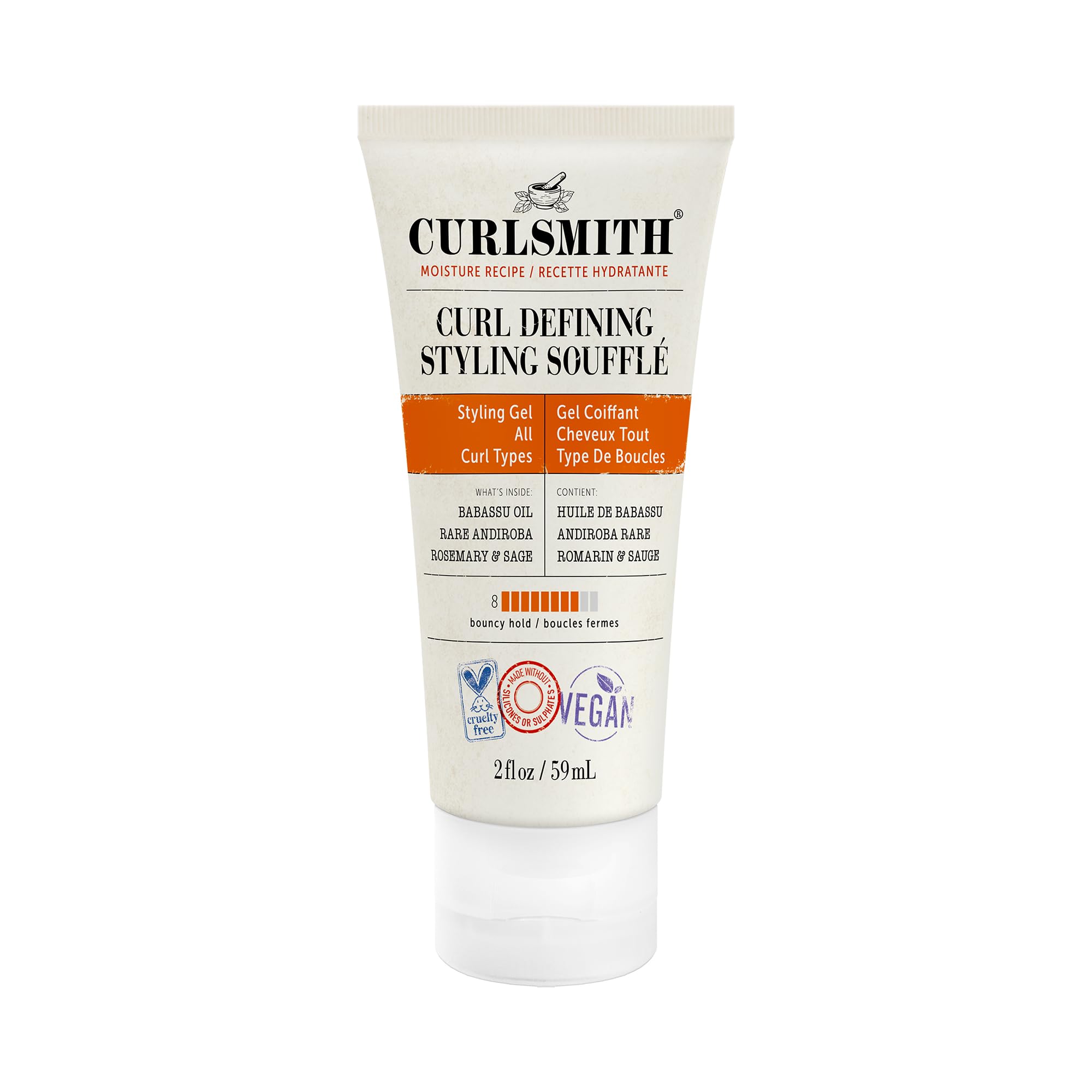 Gel de Peinado Curlsmith Curl Defining Soufflé Fijación Media 60 Ml - Venta Internacional $580