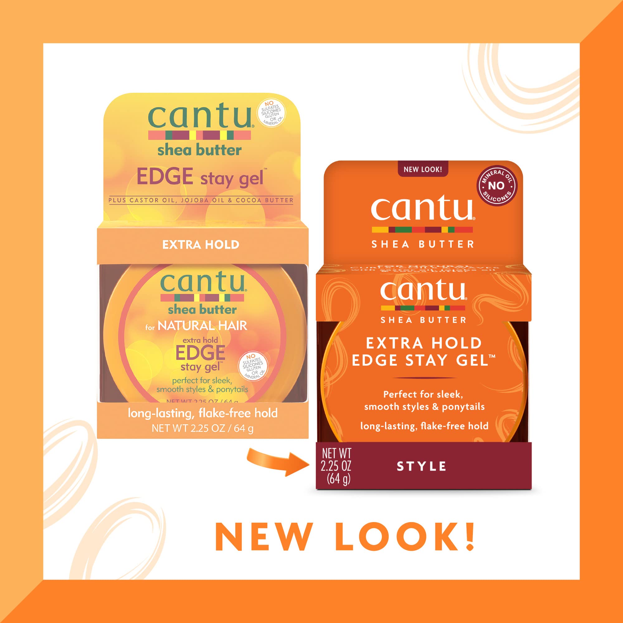 Foto 2 | Gel Edge Stay Cantu Extra Hold Con Manteca De Karité, 65 Ml - Venta Internacional.