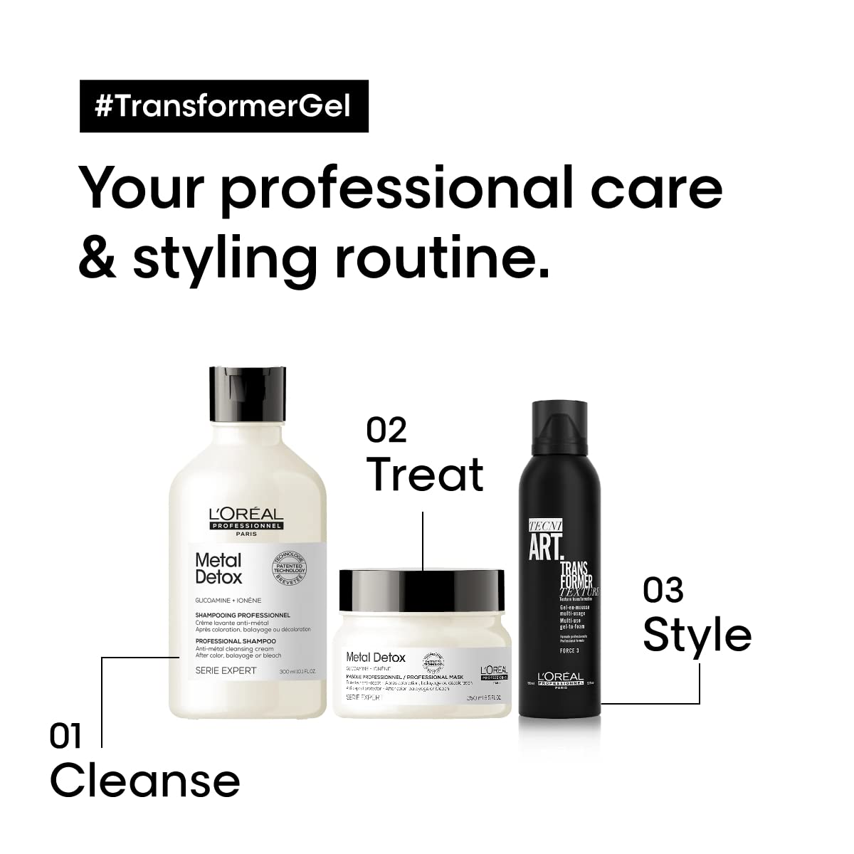 Foto 4 | Gel Transformer L'oreal Professionnel Añade Volumen Y Protección Contra El Calor - Venta Internacional.