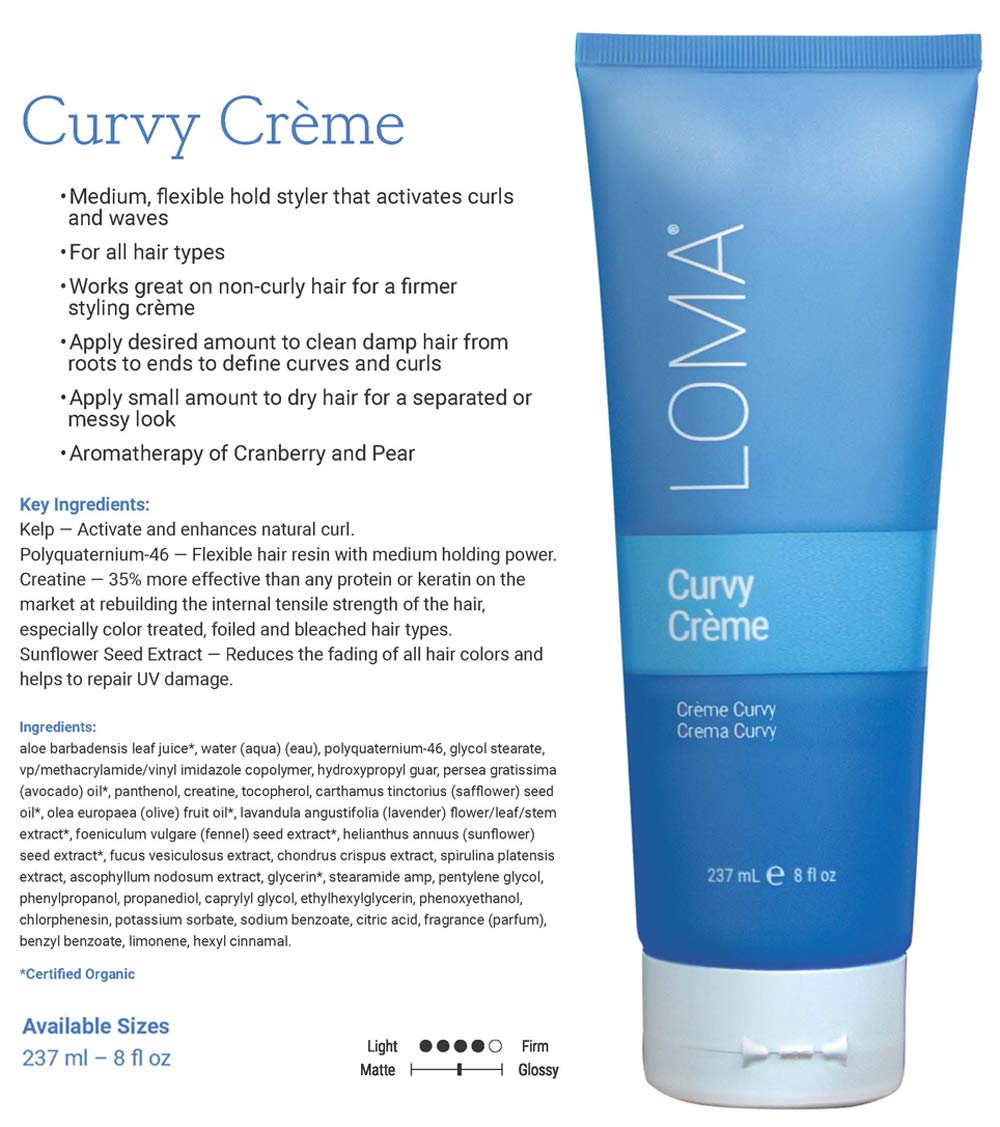 Foto 3 pulgar | Crema Curvature Curvy Loma 250 ml para Todo Tipo De Cabello - Venta Internacional