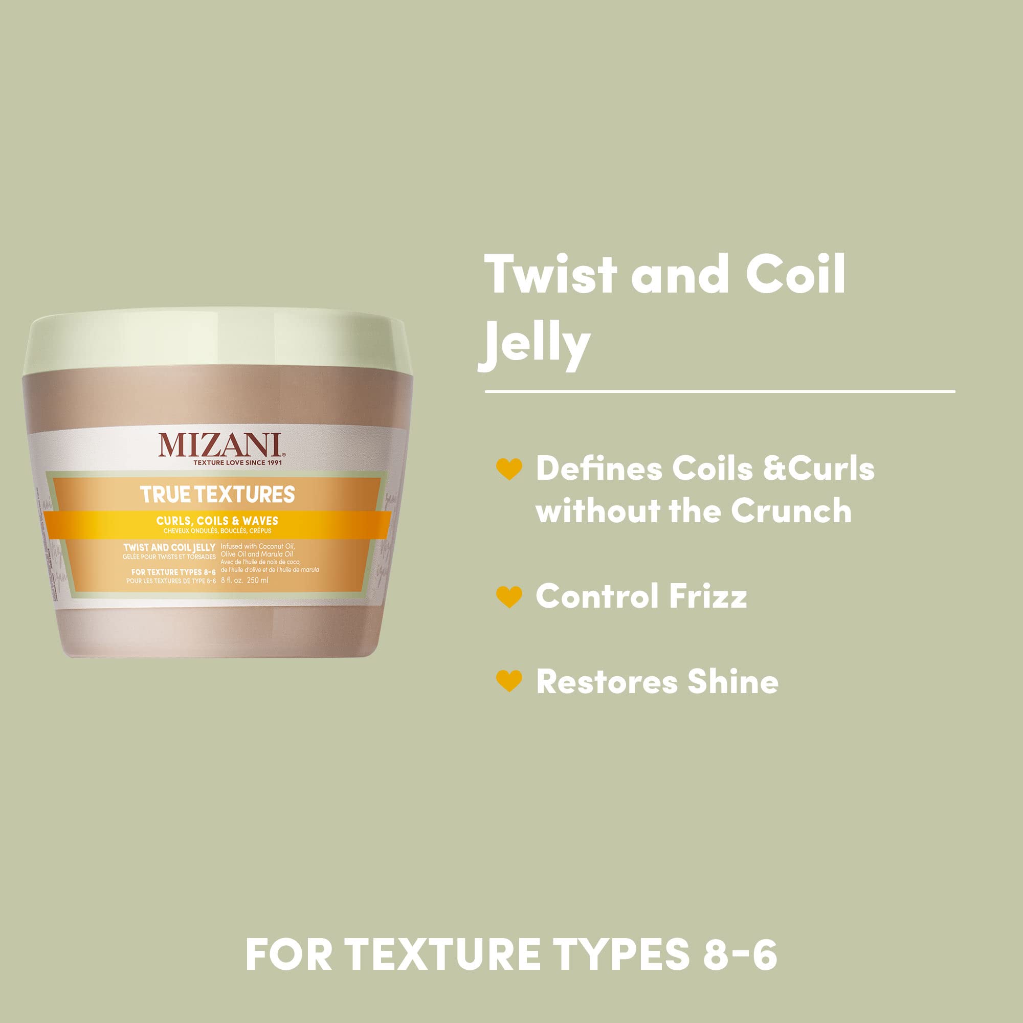 Foto 5 pulgar | Gel Para El Cabello Mizani True Textures Twist And Coil Jelly 240 Ml - Venta Internacional.