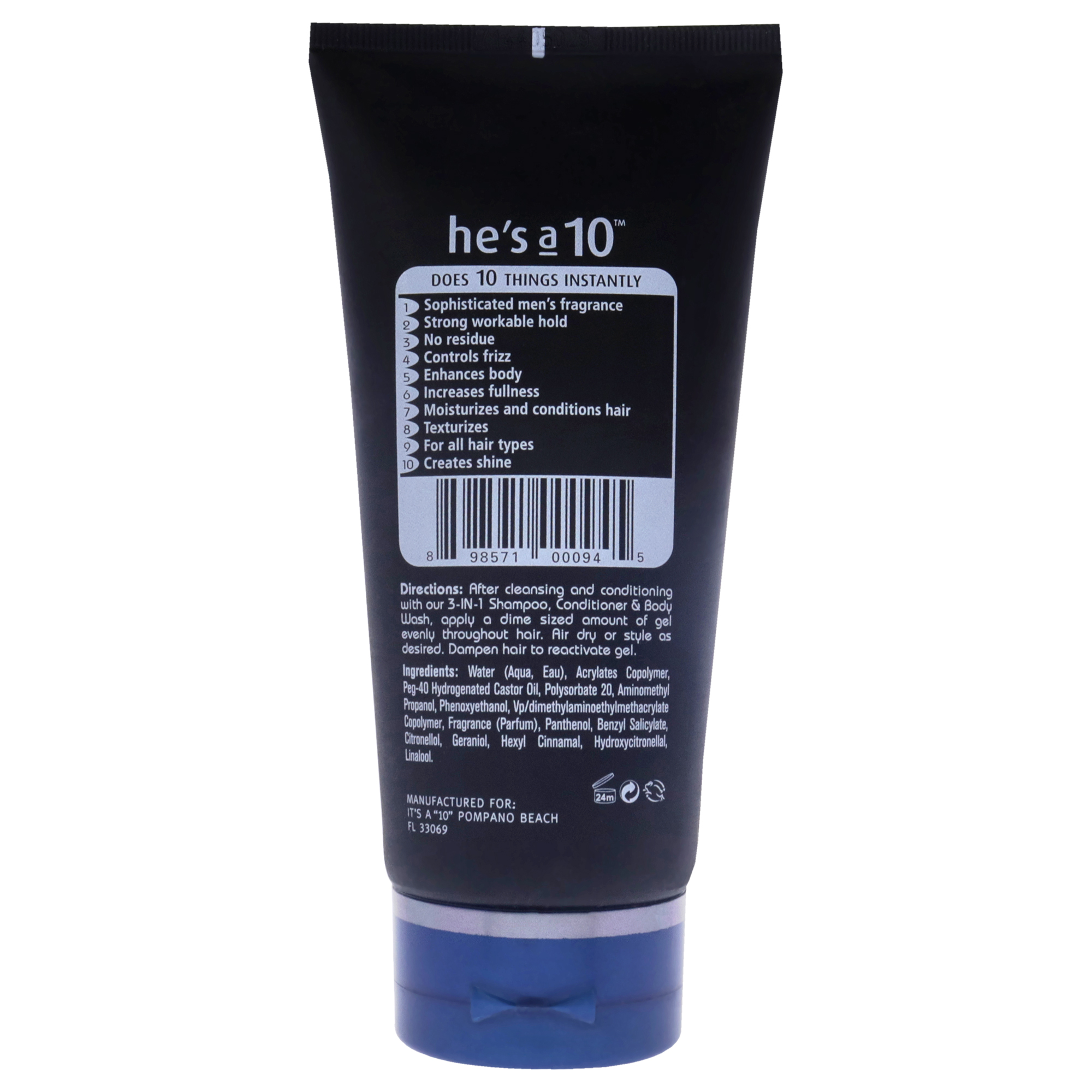 Foto 2 | Gel Estilizador Para Hombres Its A 10 Miracle Defining, 150 Ml - Venta Internacional.