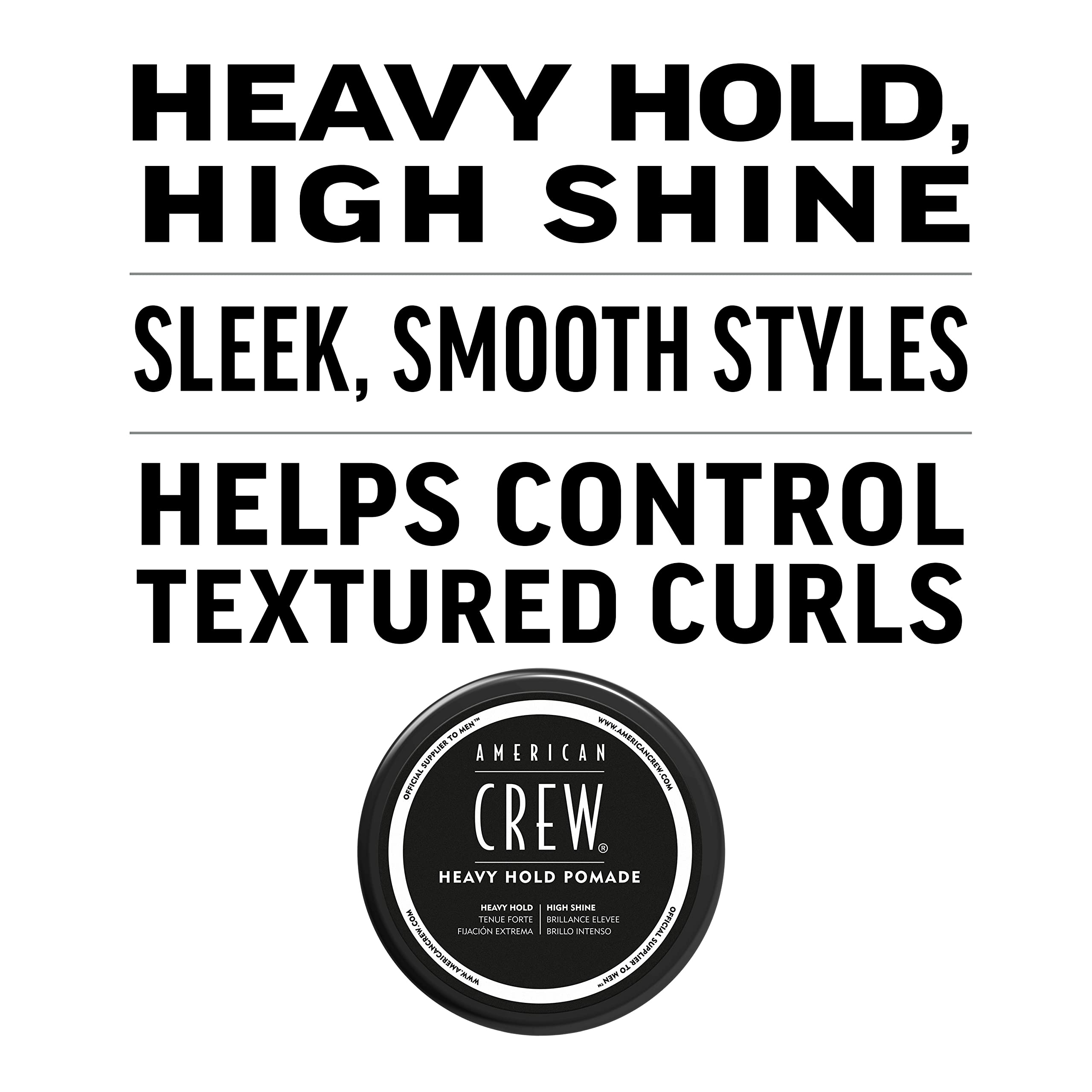 Foto 5 pulgar | Pomada Para El Cabello American Crew Heavy Hold & High Shine 90 Ml - Venta Internacional.