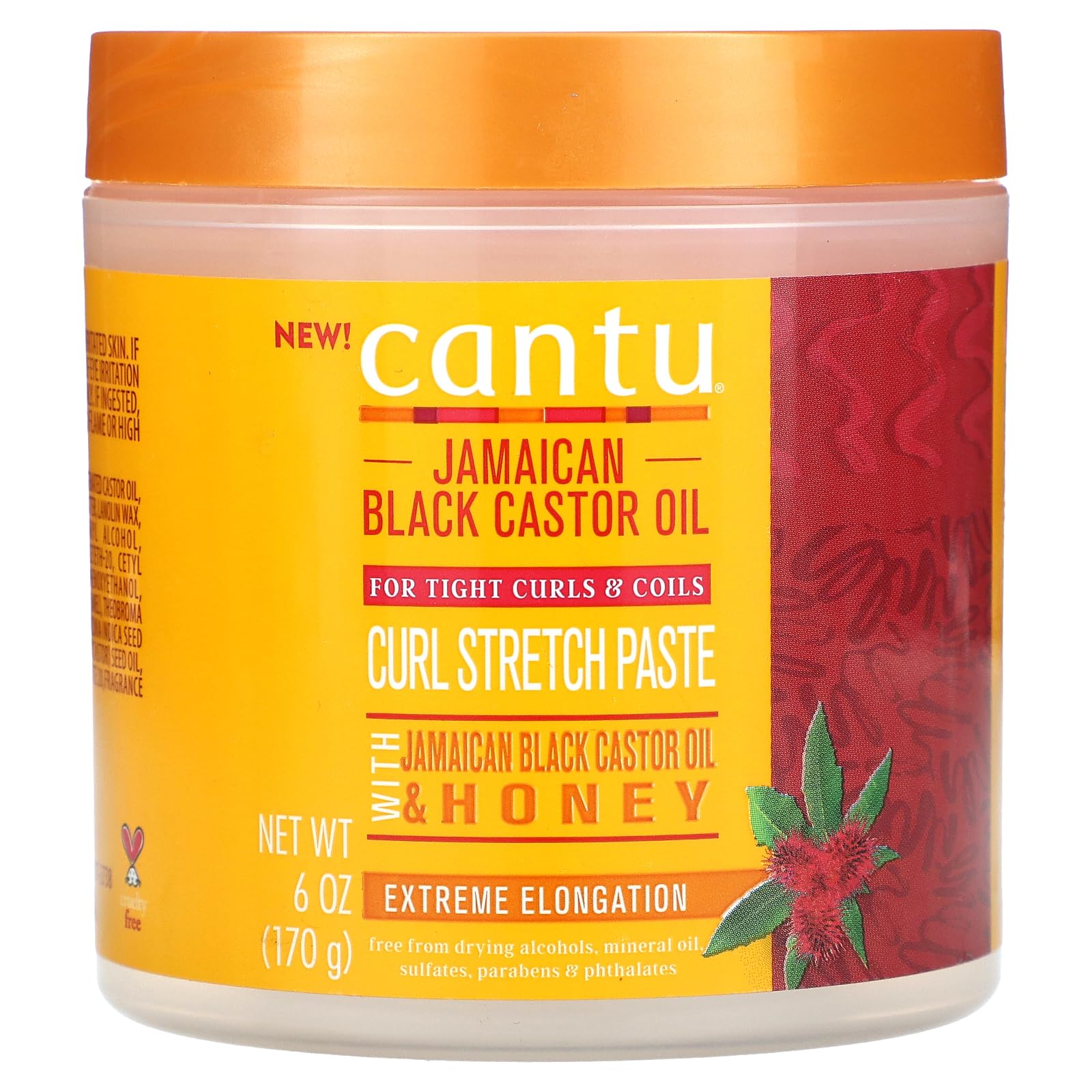 Curl Stretch Paste Cantu Jamaican Black Castrol Oil 180 Ml - Venta Internacional.