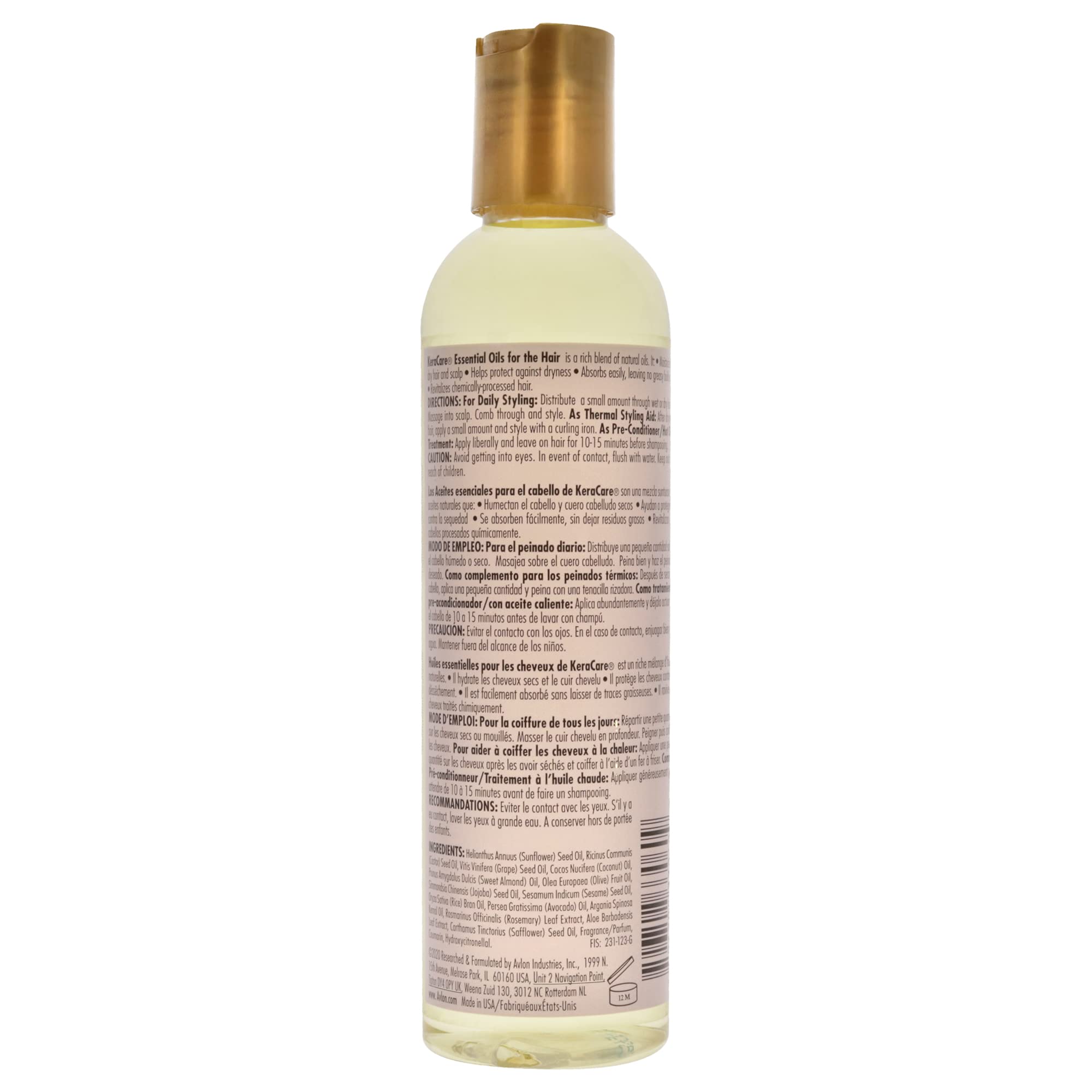 Foto 2 | Aceites Esenciales Keracare Avlon 240 Ml Para Cabello Y Cuero Cabelludo Secos - Venta Internacional.