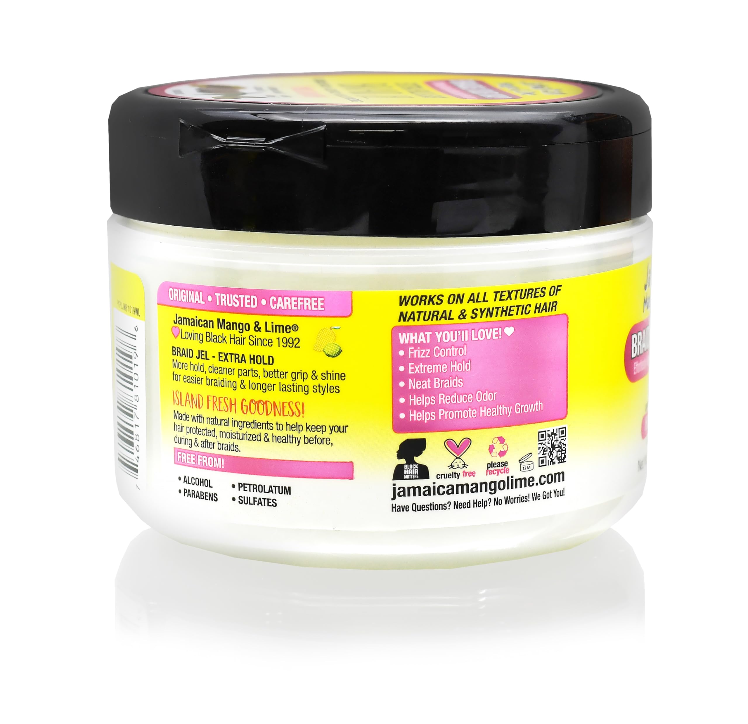Foto 5 pulgar | Gel Jamaicano De Mango Y Lima Jml Extra Hold & Easy Braid 240 Ml - Venta Internacional.
