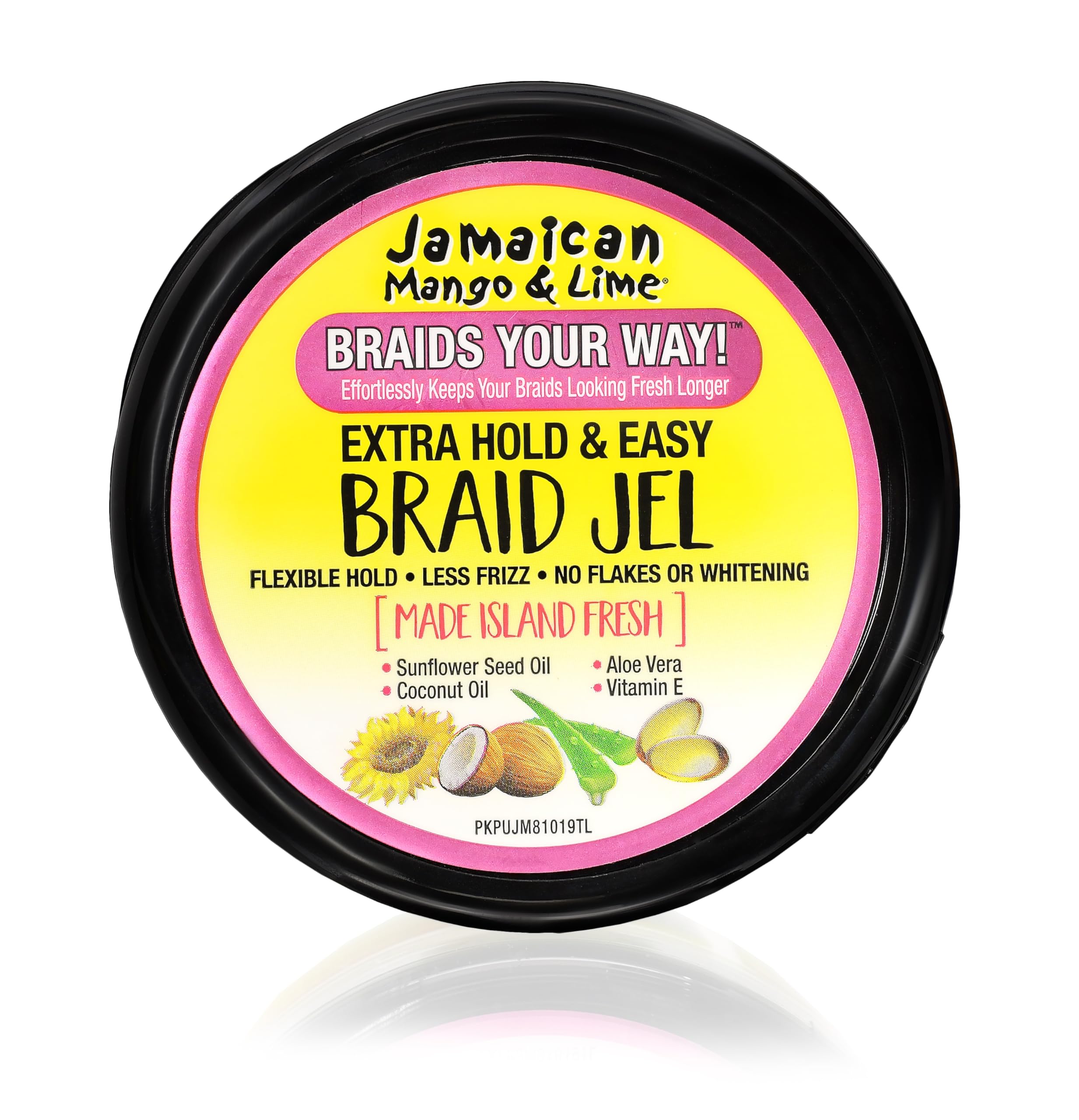 Foto 6 pulgar | Gel Jamaicano De Mango Y Lima Jml Extra Hold & Easy Braid 240 Ml - Venta Internacional.