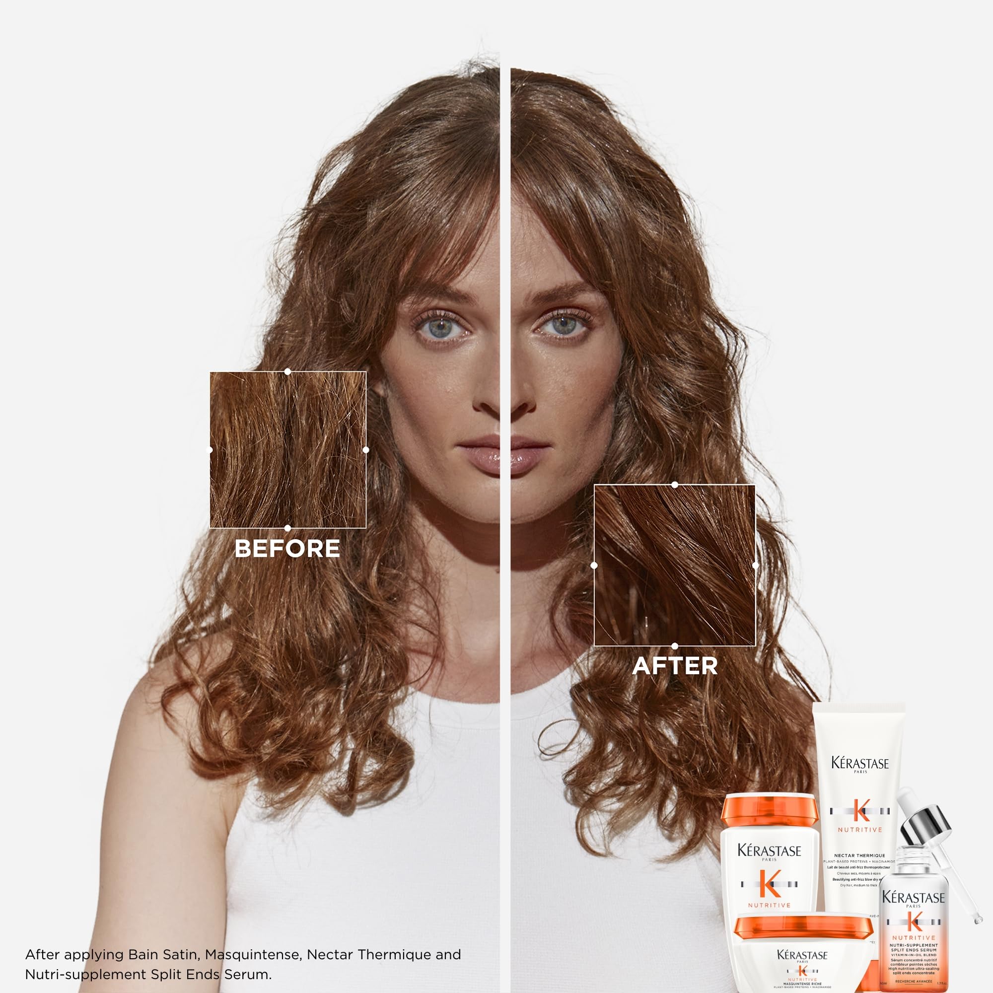 Foto 3 | Crema Sin Enjuague Kerastase Nutritive Nectar Thermique 50 Ml - Venta Internacional.