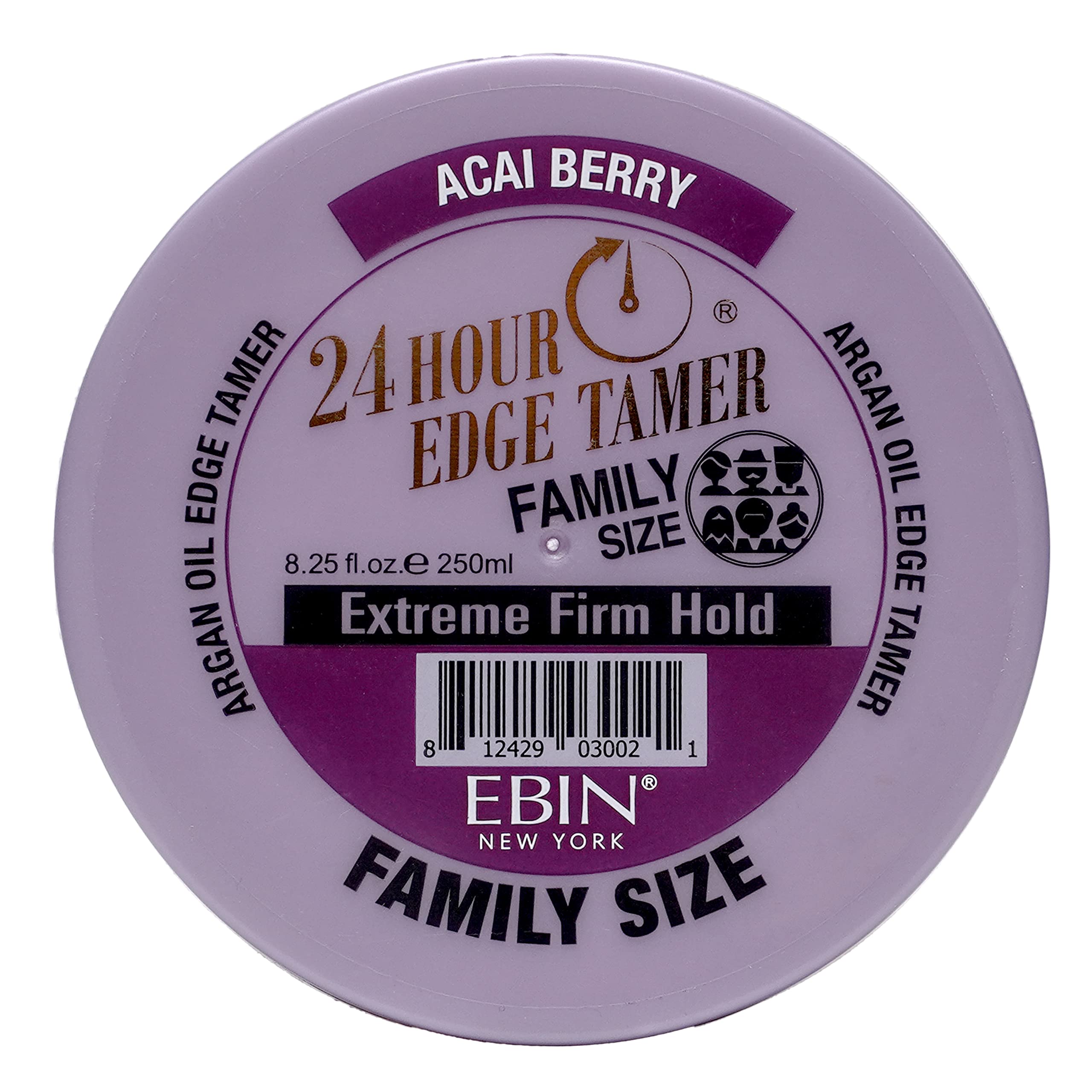 Foto 2 pulgar | Aceite De Argán Edge Tamer Ebin New York, 24 Horas, Acai Berry, 250 Ml - Venta Internacional.