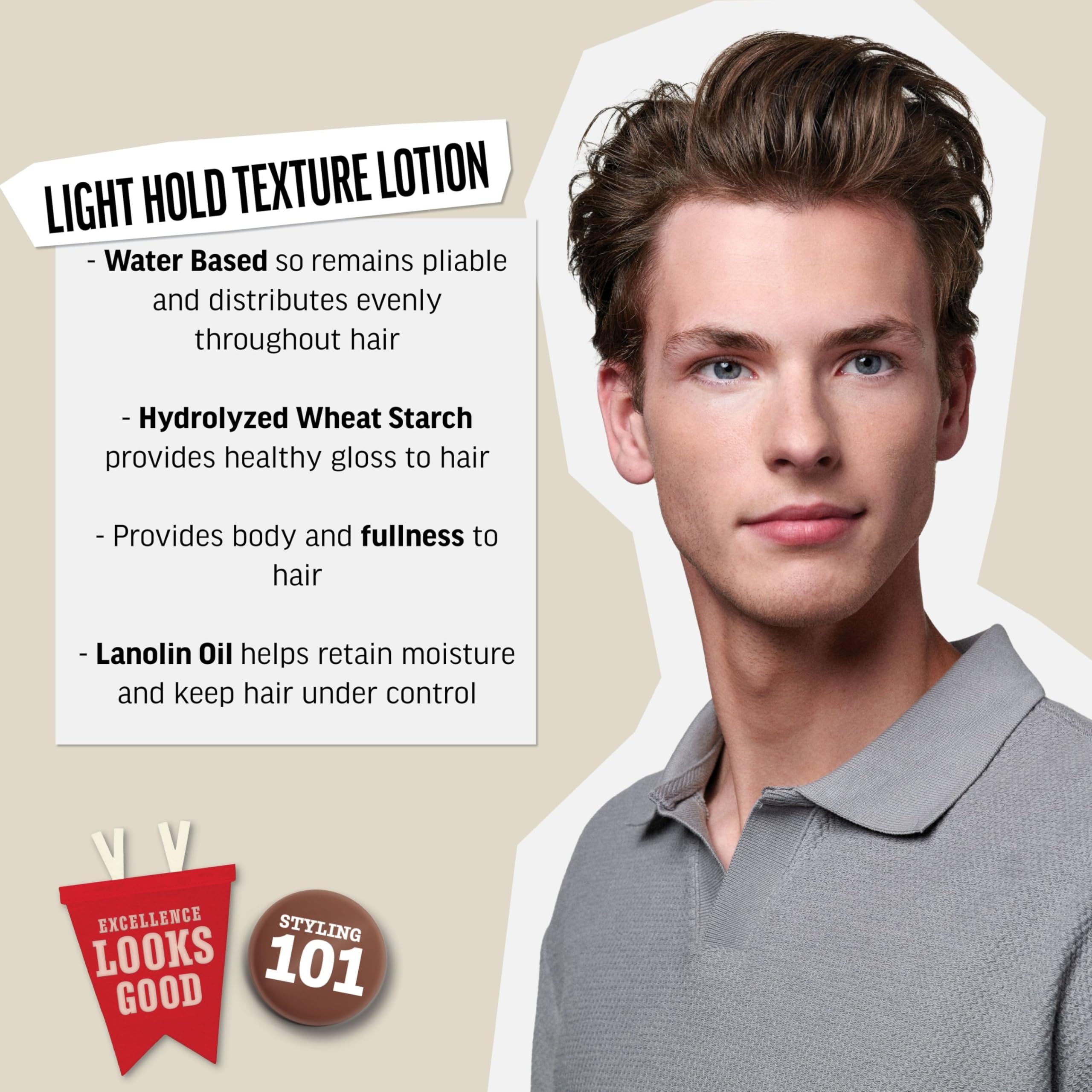 Foto 2 | Loción De Textura Capilar American Crew Light Hold 250 Ml Para Hombres - Venta Internacional.