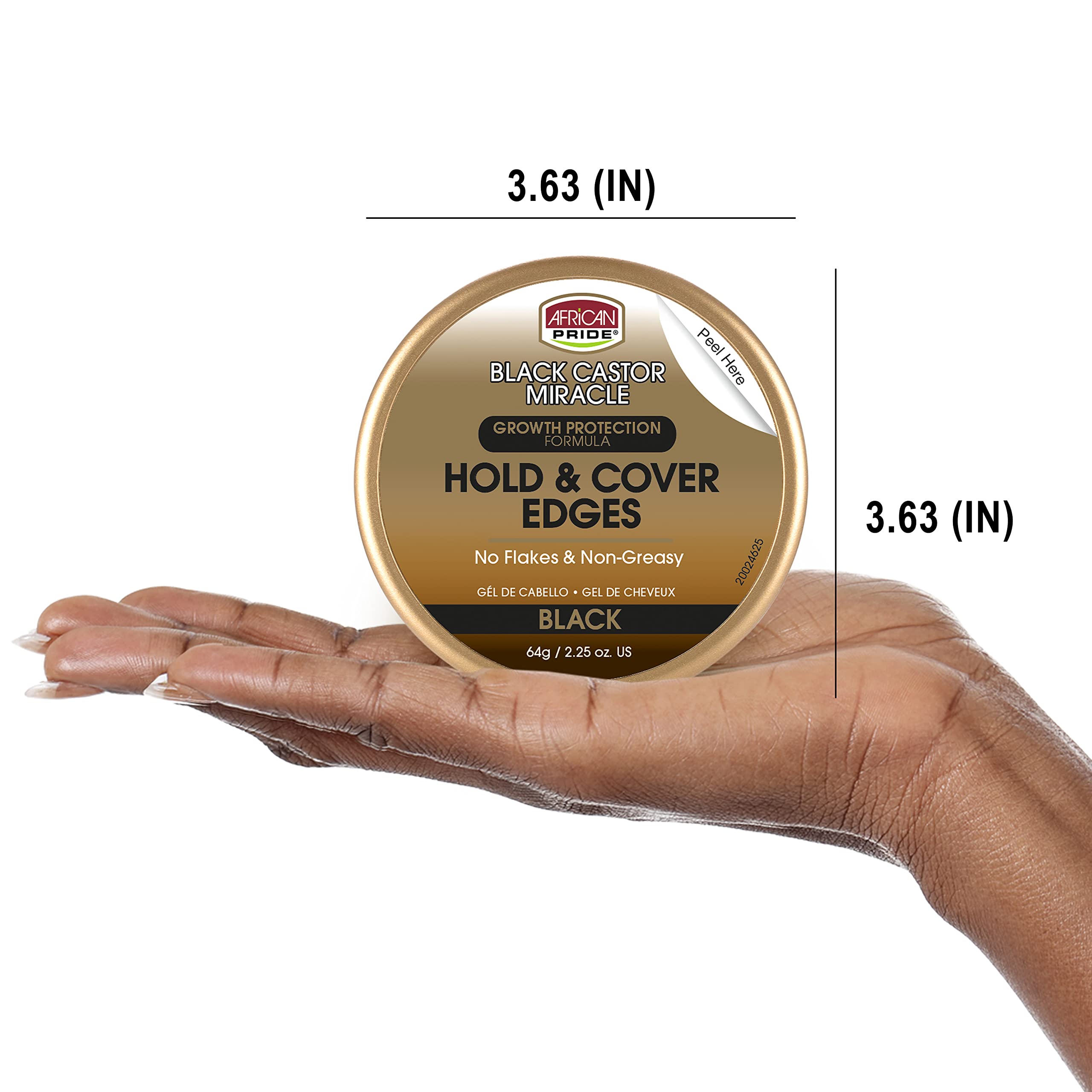 Foto 6 pulgar | Gel Para El Cabello African Pride Miracle Hold & Cover Edges, 66 Ml (paquete De 3) - Venta Internacional.