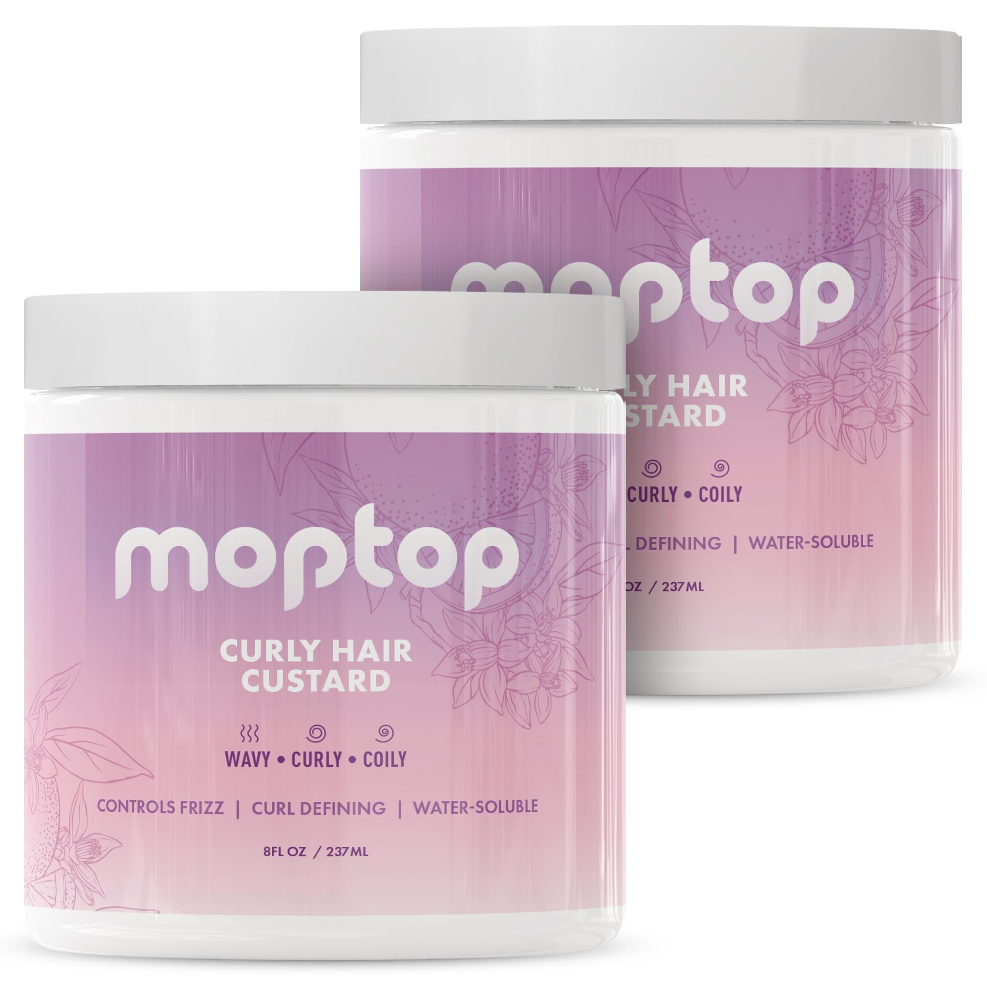 Gel Antiencrespamiento Para El Cabello, Moptop, Rizado, Con Aloe, Paquete De 2 - Venta Internacional.