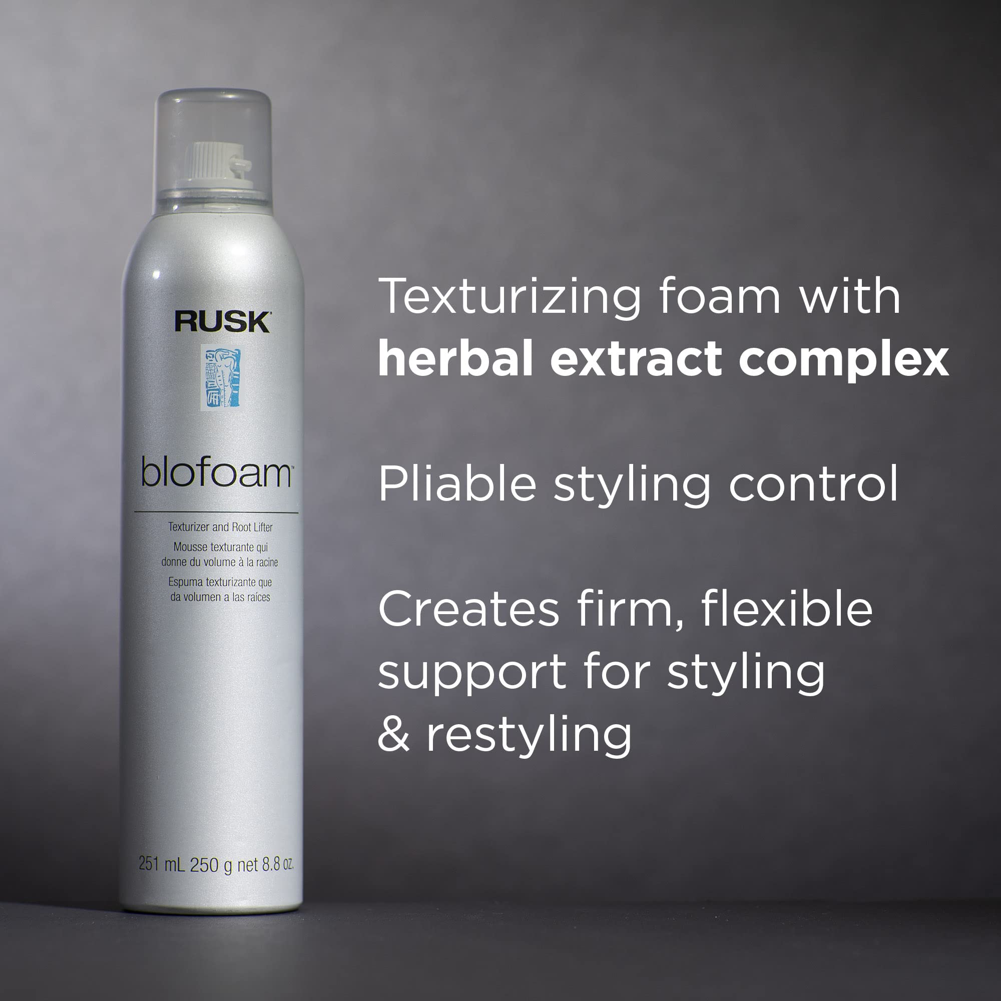 Foto 3 | Levantador De Textura Y Raíces Rusk Designer Blofoam 250 Ml - Venta Internacional.