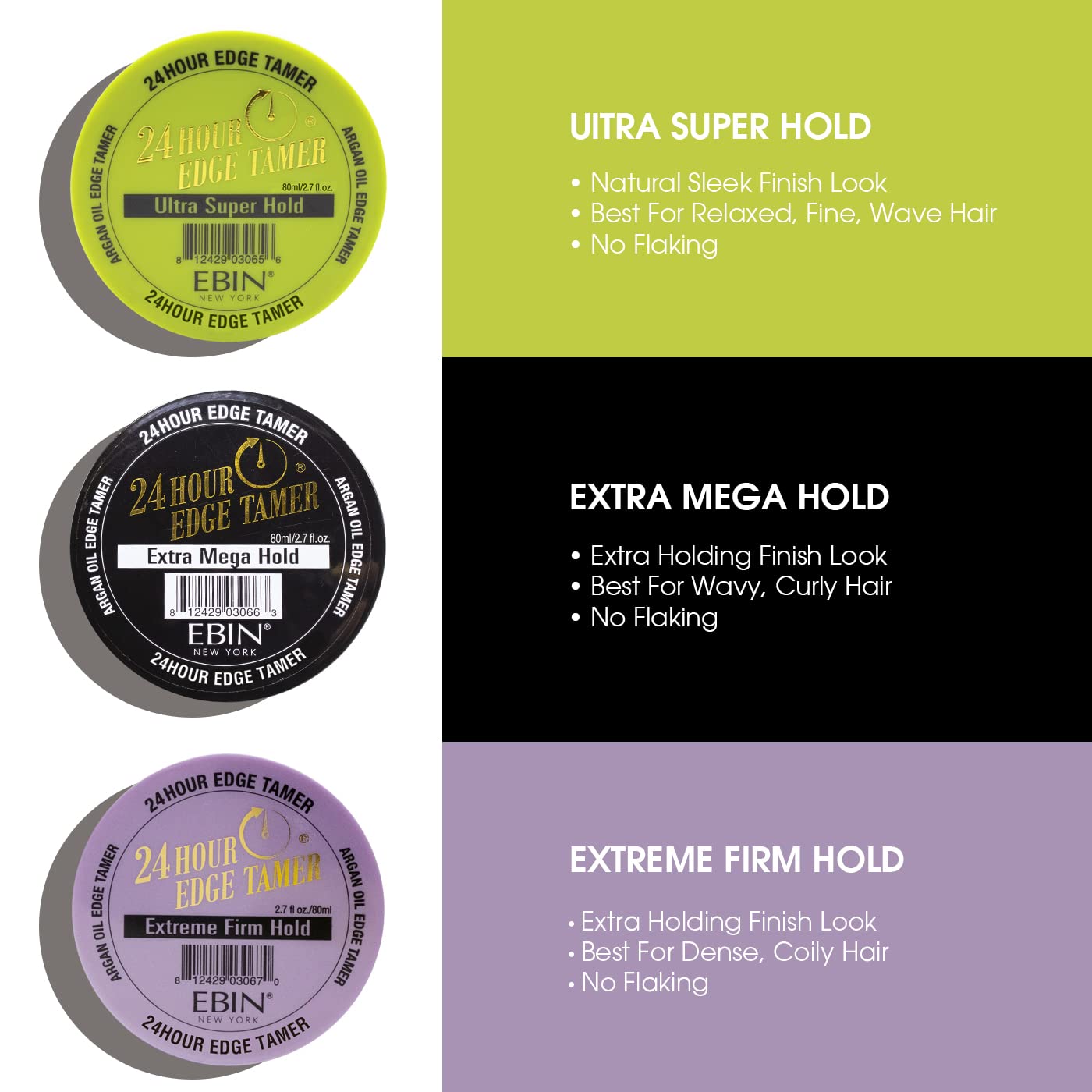 Foto 7 pulgar | Edge Tamer Ebin New York Extra Mega Hold 24 Horas, 250 Ml - Venta Internacional.