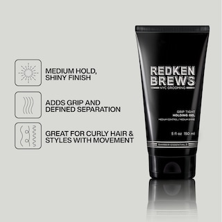 Foto 3 | Gel Capilar Redken Brews Holding Gel Para Hombre, De Fijación Media, 150 Ml - Venta Internacional.