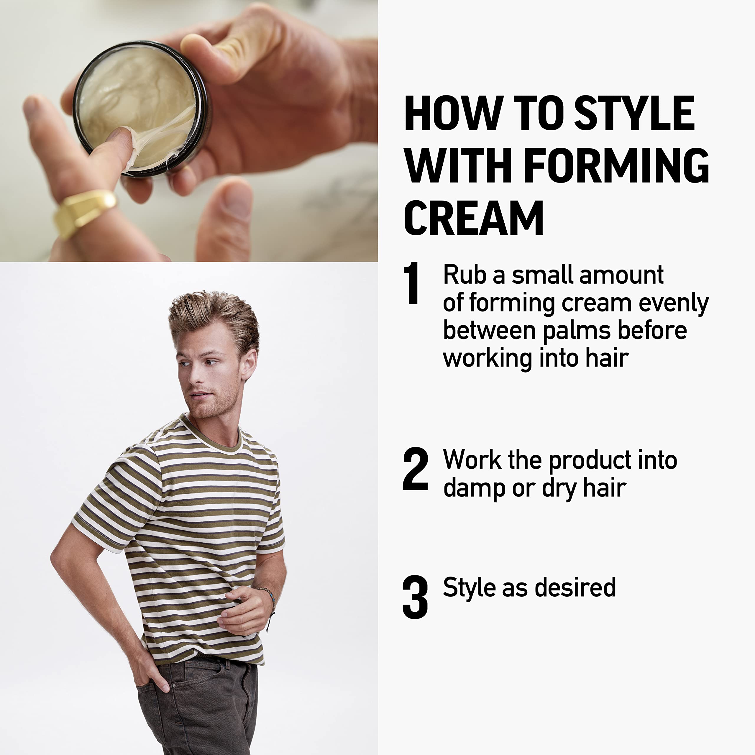 Foto 7 pulgar | Crema Formadora De Cabello American Crew Medium Hold & Shine 90 Ml - Venta Internacional.