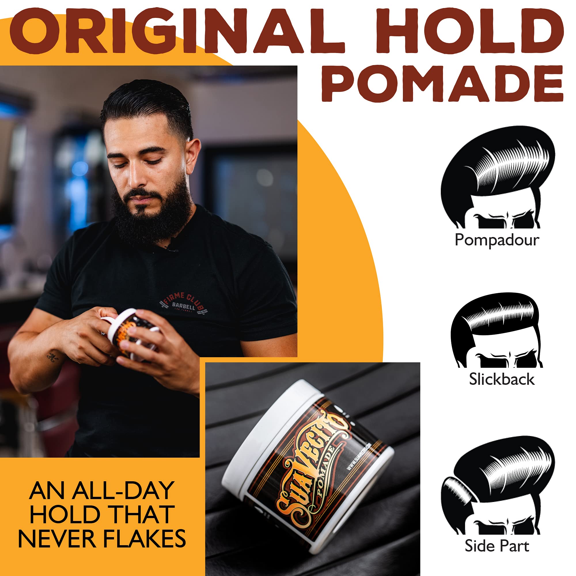 Foto 4 pulgar | Gel Para El Cabello Suavecito Pomade Original Hold 150 Ml Para Hombre - Venta Internacional.