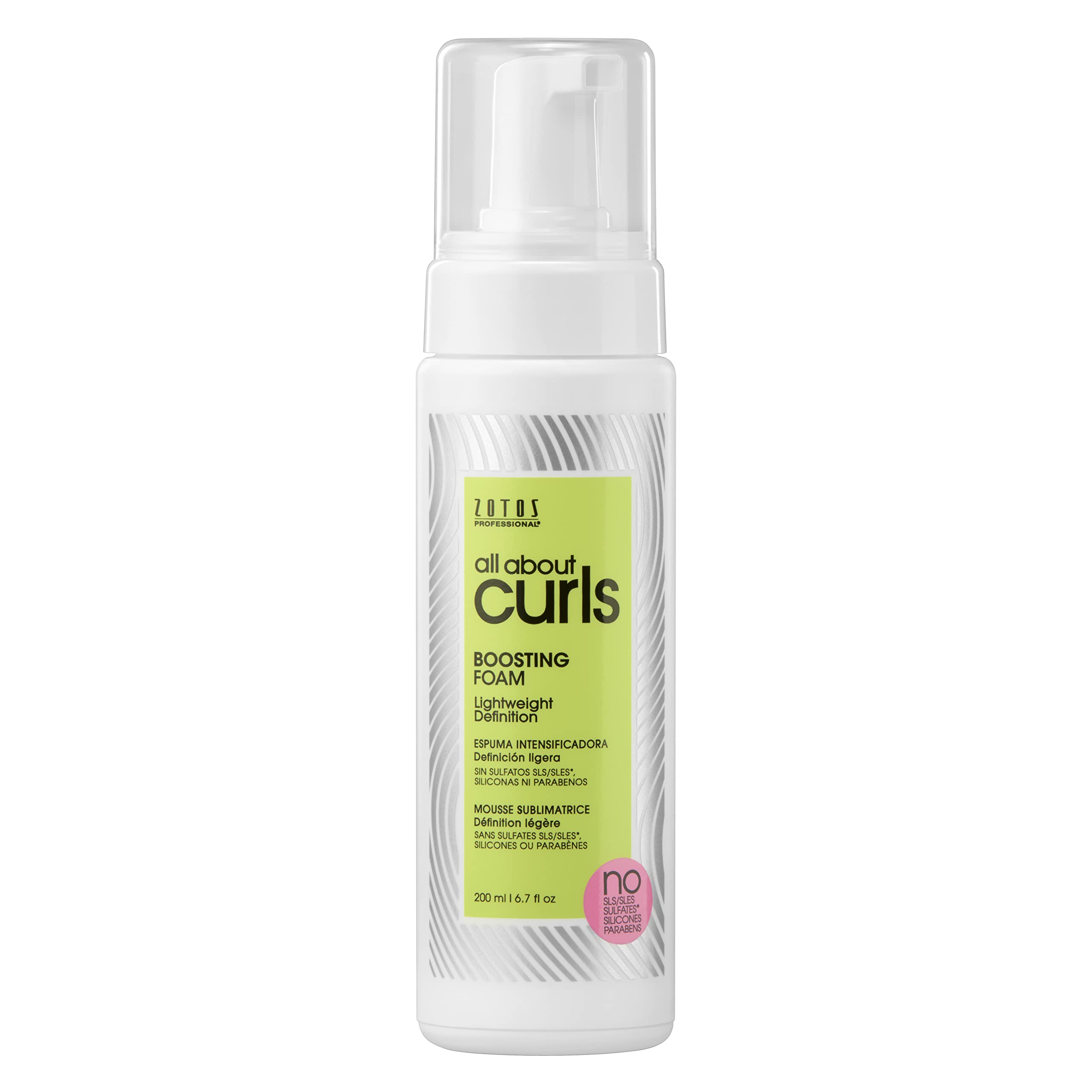 Espuma Potenciadora All About Curls, Ligera, 200 Ml, Para Cabello Rizado - Venta Internacional.