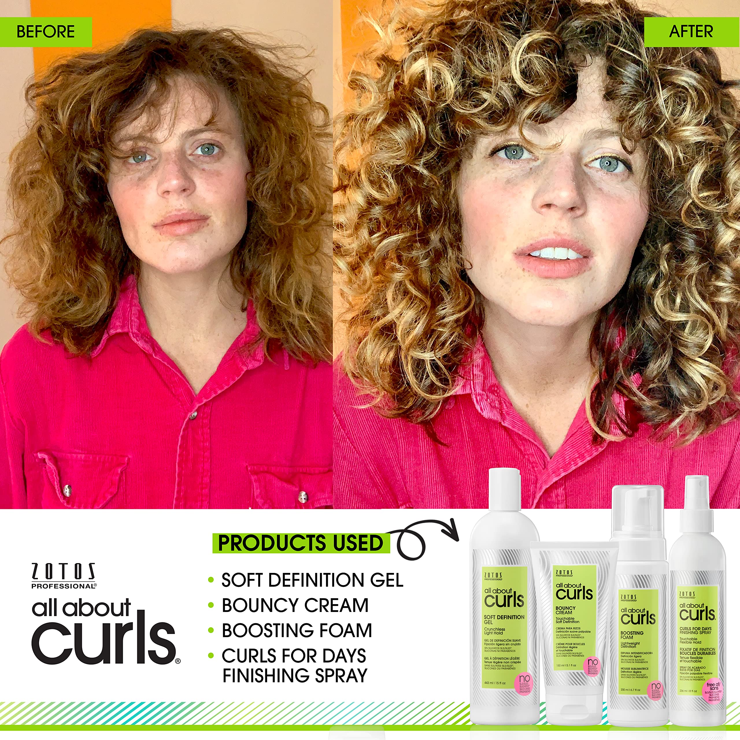 Foto 3 pulgar | Espuma Potenciadora All About Curls, Ligera, 200 Ml, Para Cabello Rizado - Venta Internacional.