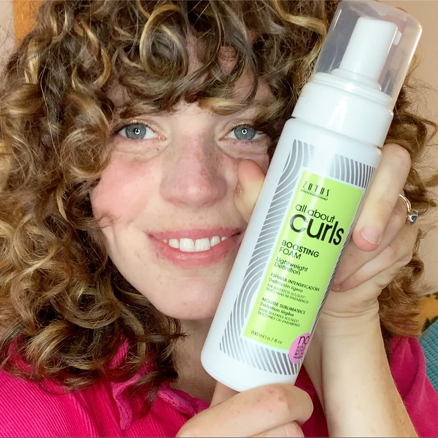 Foto 8 pulgar | Espuma Potenciadora All About Curls, Ligera, 200 Ml, Para Cabello Rizado - Venta Internacional.