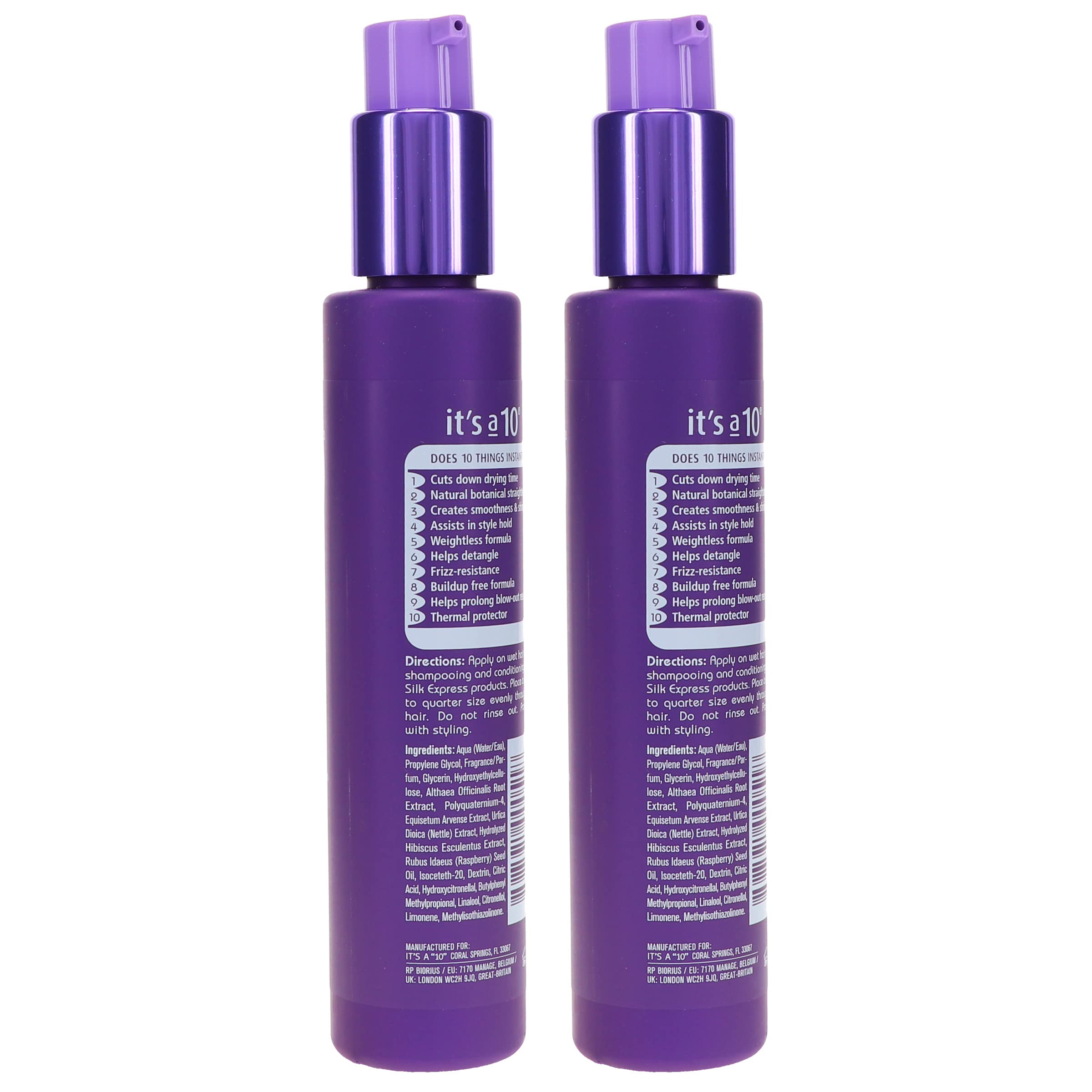 Foto 4 pulgar | Bálsamo Suavizante Haircare It's A 10 Silk Express Miracle Silk, 150 Ml (paquete De 2) - Venta Internacional.