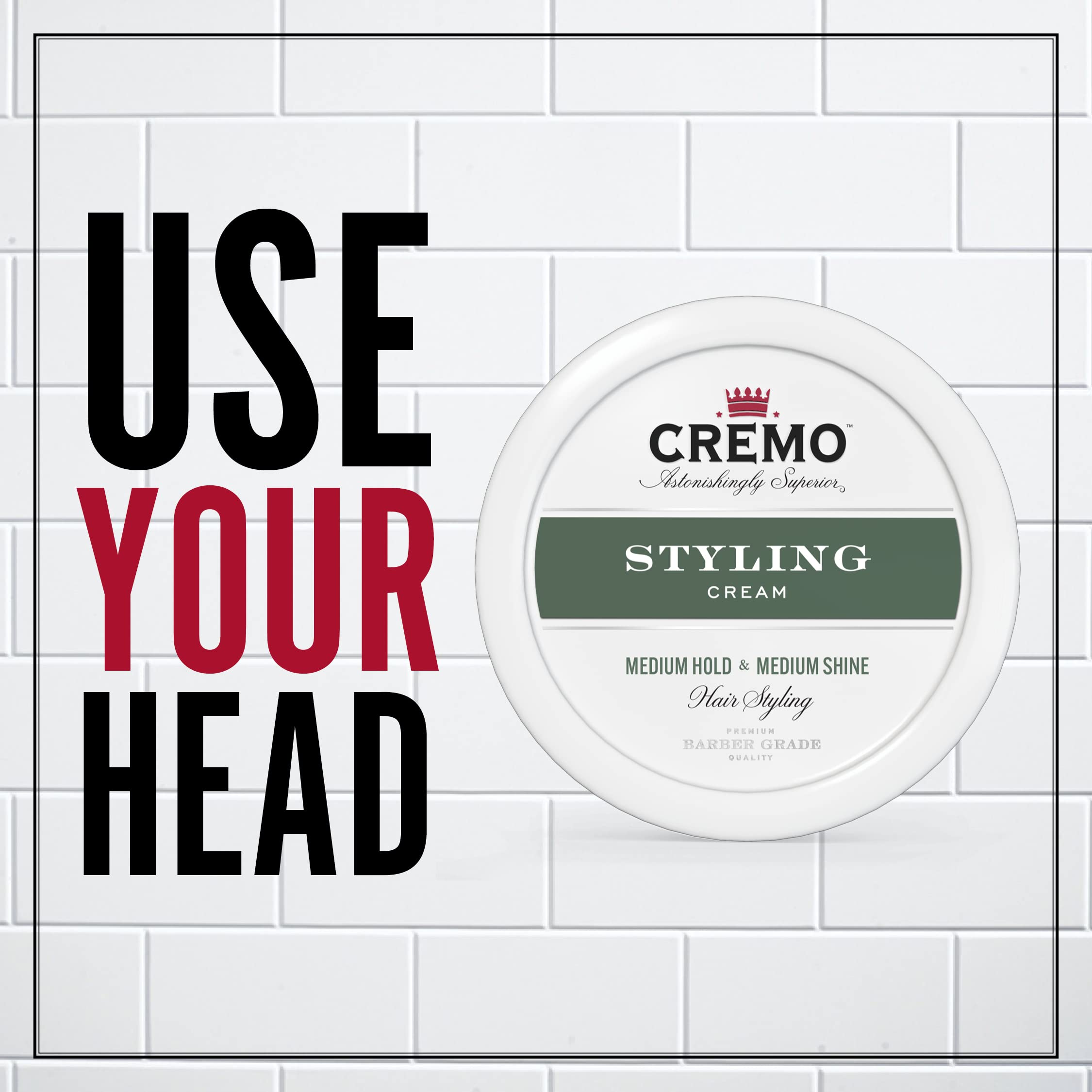 Foto 2 | Crema Para Peinar El Cabello Cremo Premium Barber Grade Medium Hold - Venta Internacional.