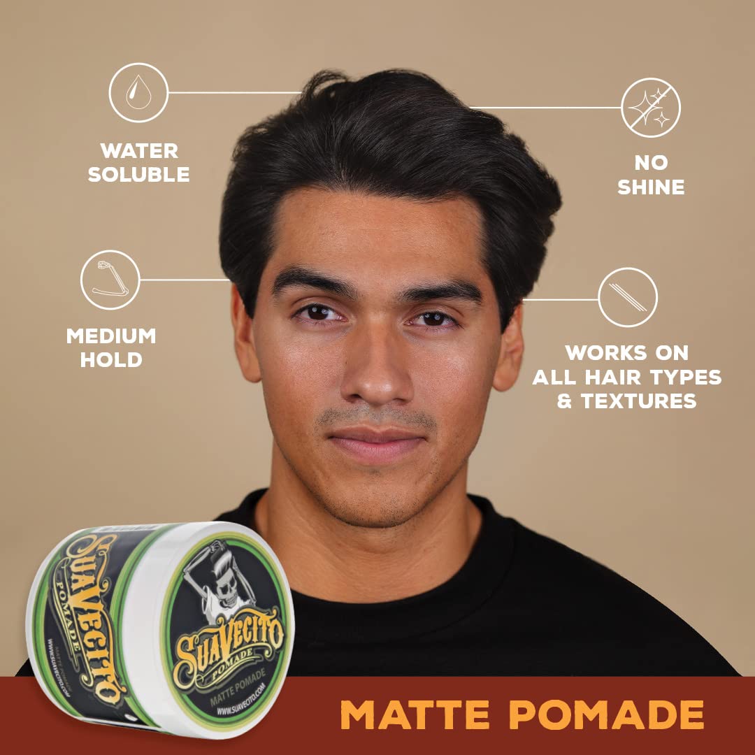 Foto 6 pulgar | Pomada Para El Cabello Suavecito, Mate, Sin Brillo, 150 Ml, Fijación Media - Venta Internacional.