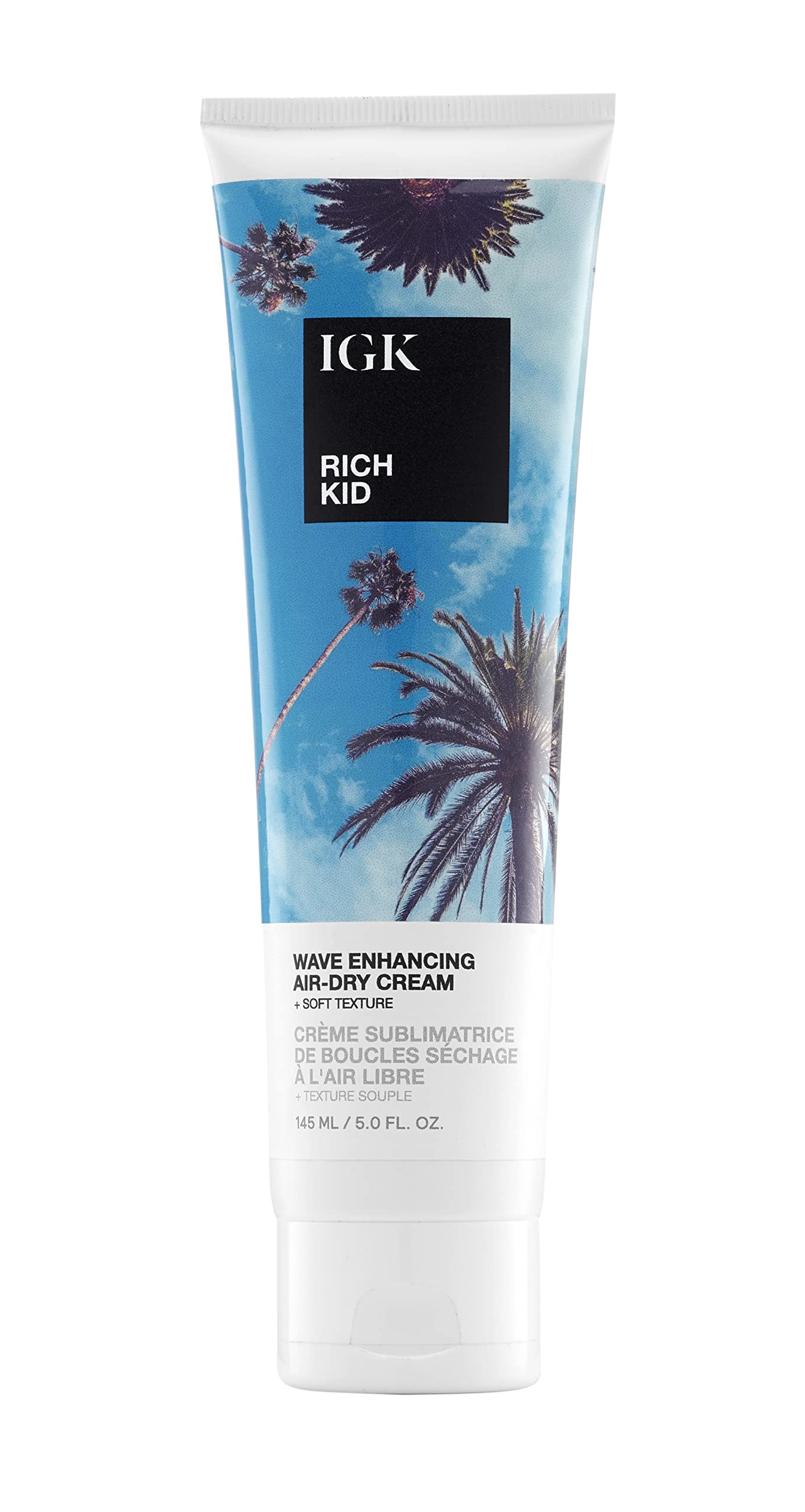 Crema De Secado Al Aire Libre Wave Enhancing Igk Rich Kid, 150 Ml, Vegana - Venta Internacional.