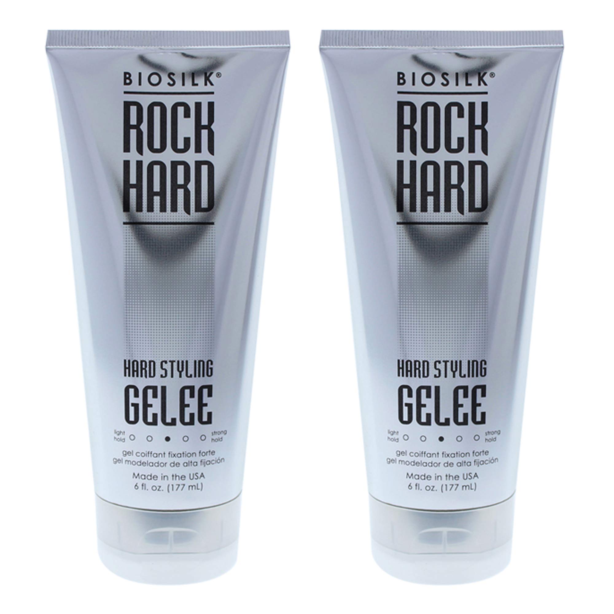 Foto 2 pulgar | Gel Biosilk Rock Hard Gel Unisex 177 Ml (paquete De 2) - Venta Internacional.