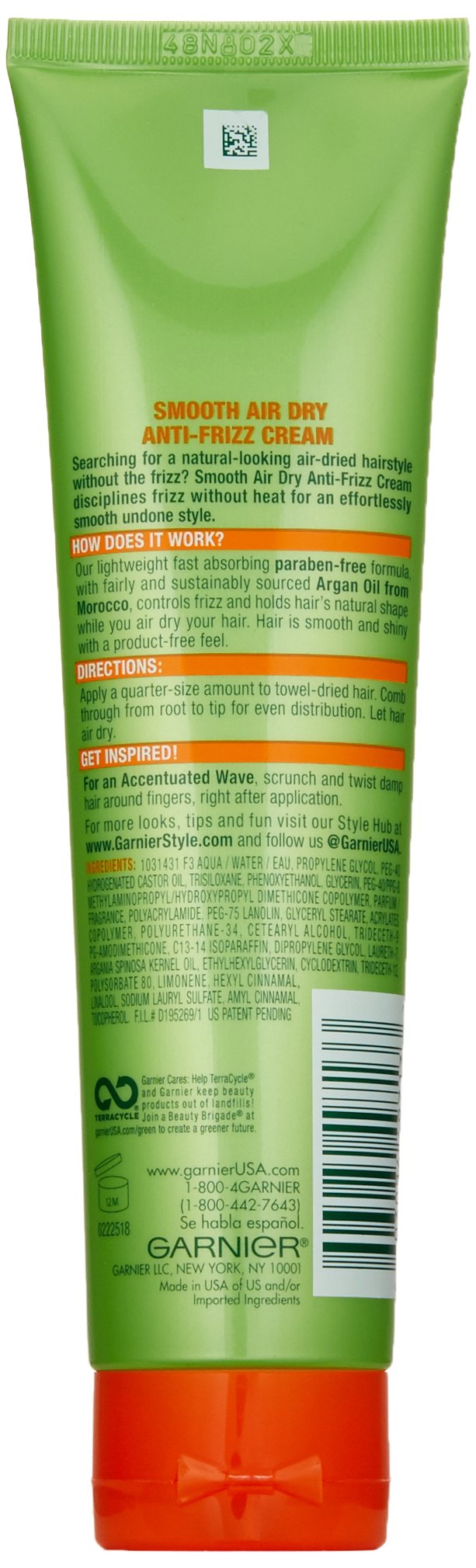 Foto 3 pulgar | Crema Para El Cuidado Del Cabello Garnier Fructis Style Smooth Air Dry 150 Ml - Venta Internacional.