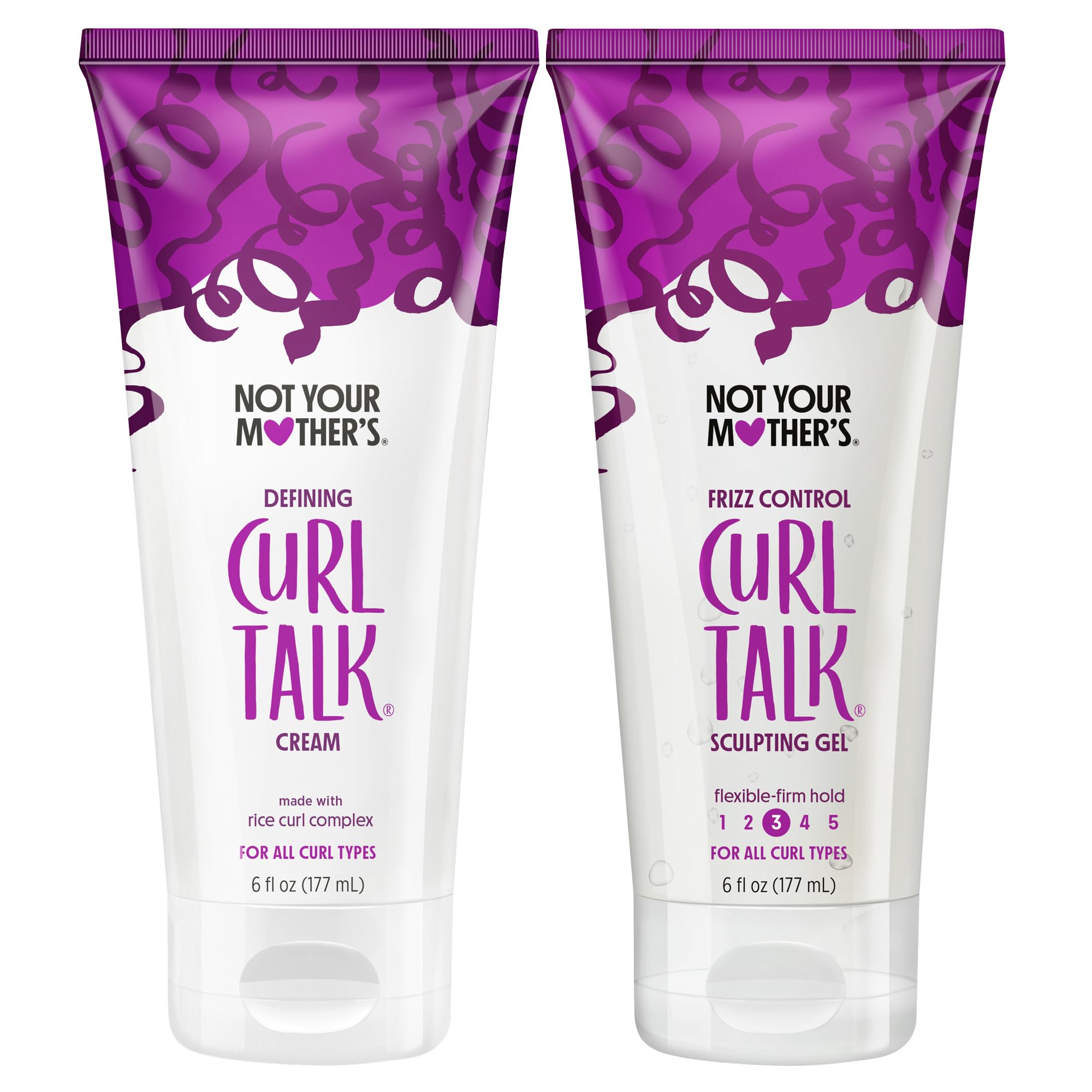 Foto 2 pulgar | Gel Y Crema Para El Cabello Not Your Mother's Curl Talk, 180 Ml, Paquete De 2 - Venta Internacional.