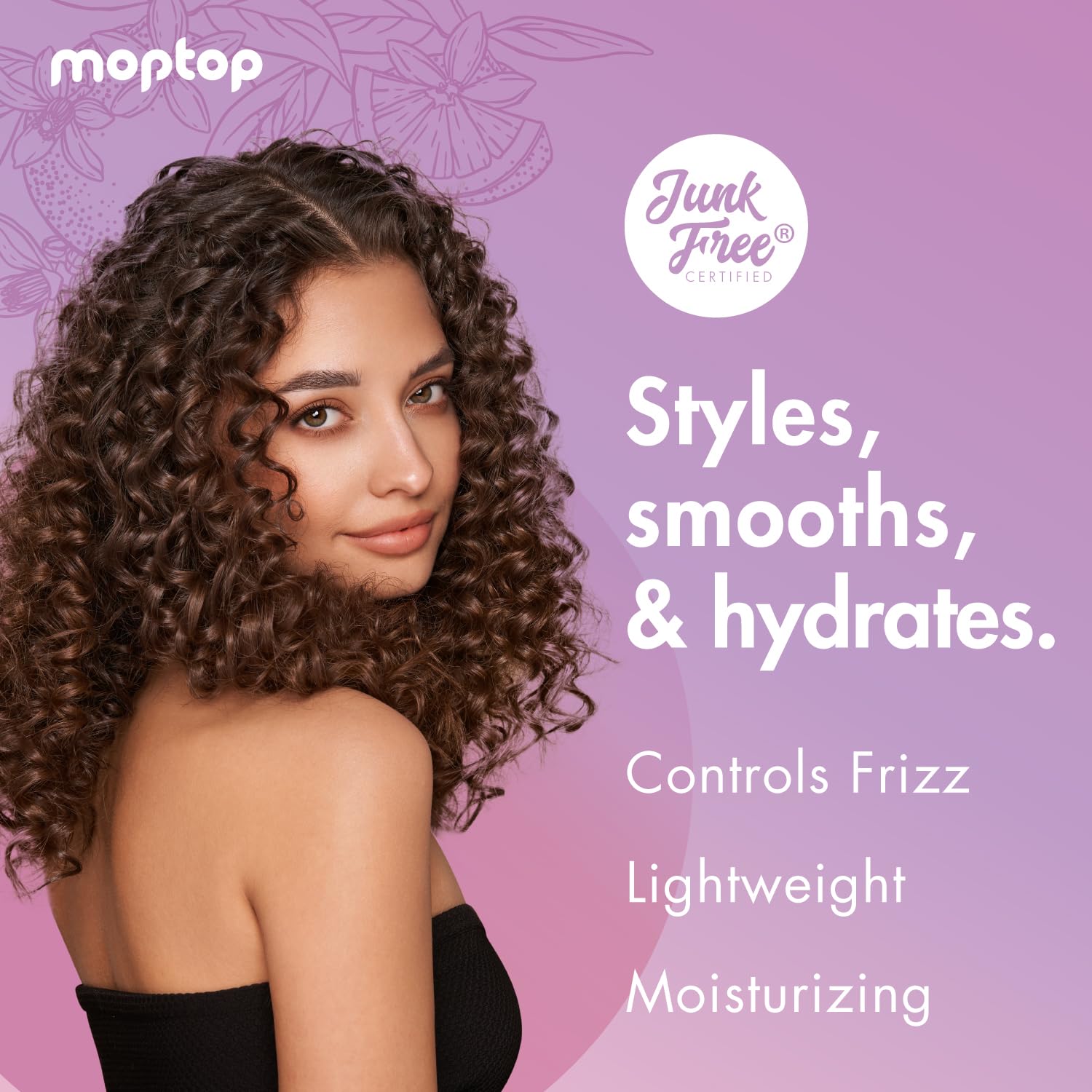 Foto 4 pulgar | Gel Moldeador Moptop Curl Flan Para Cabello Fino, Grueso Y Ondulado, 480 Ml - Venta Internacional.