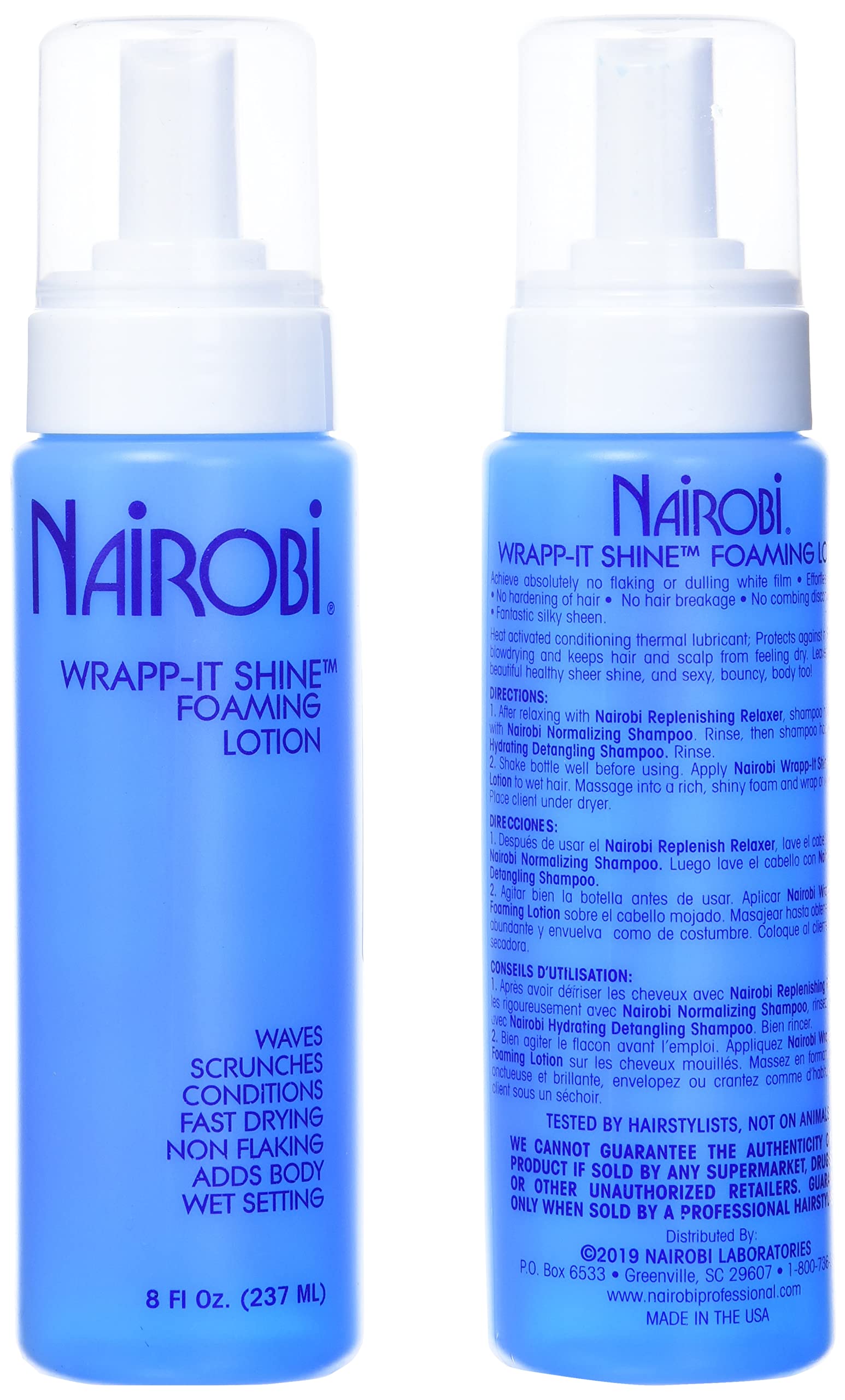 Foto 3 | Loción Espumosa Nairobi Wrapp-it Shine, 2 Unidades - Venta Internacional.