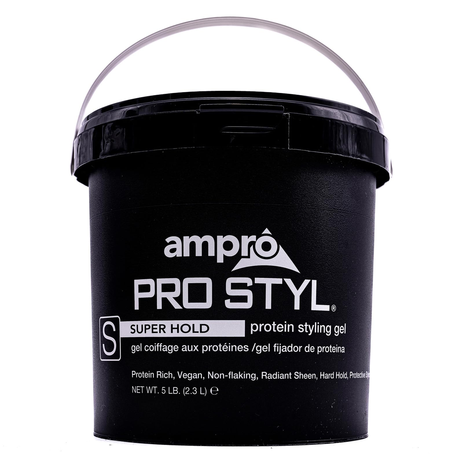 Gel De Peinado Ampro Pro Styl Super Hold 2,37 L, Fórmula Vegana - Venta Internacional.