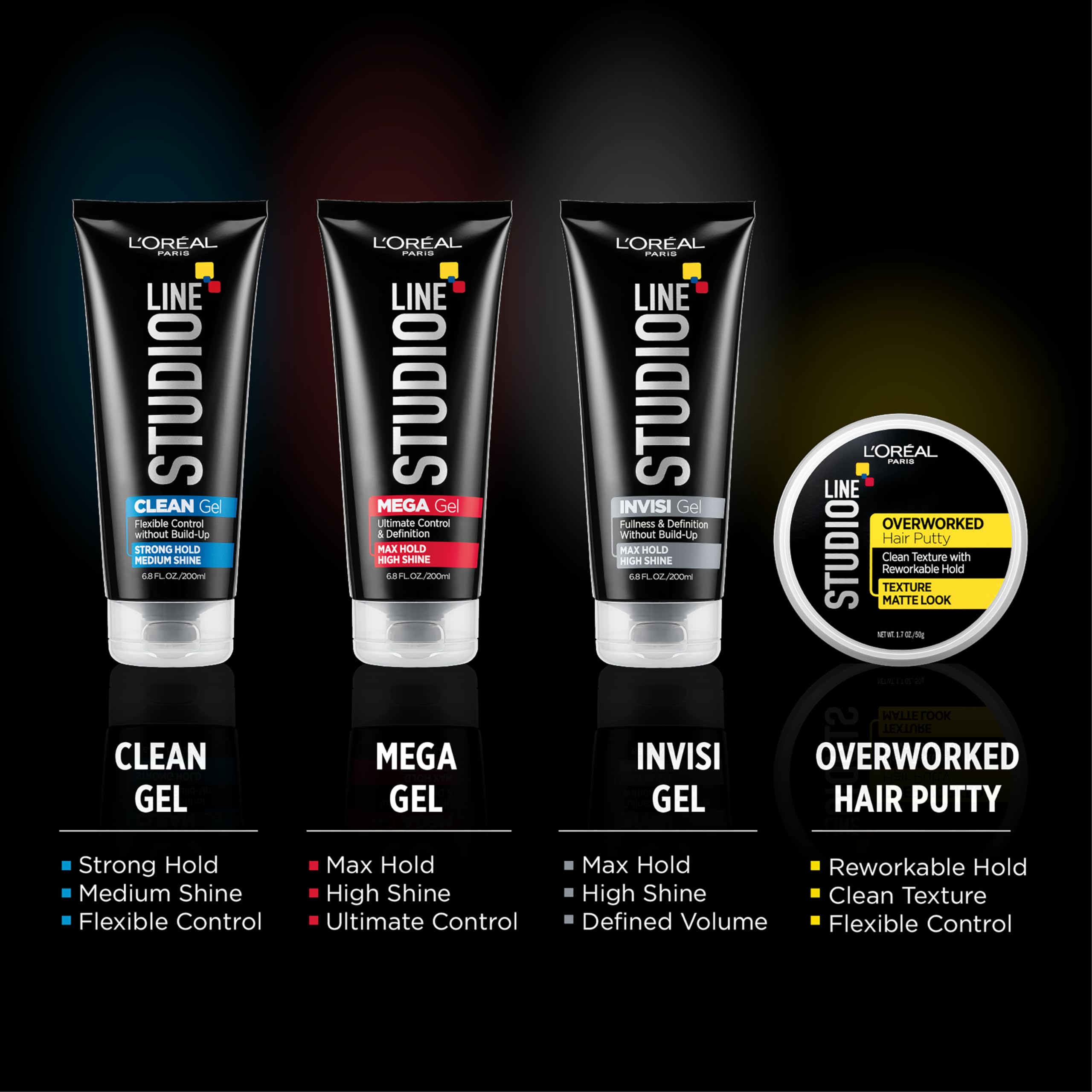 Foto 5 pulgar | Gel Para El Cabello L'oreal Paris Studio Line Clear Minded Strong Hold - Venta Internacional.