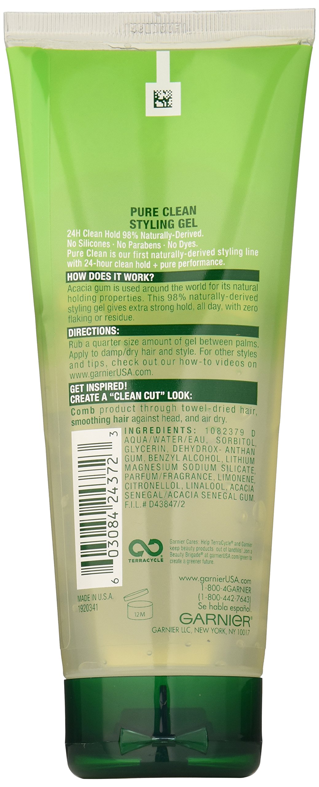 Foto 3 pulgar | Gel De Peinado Garnier Fructis Style Pure Clean 200 Ml - Venta Internacional.