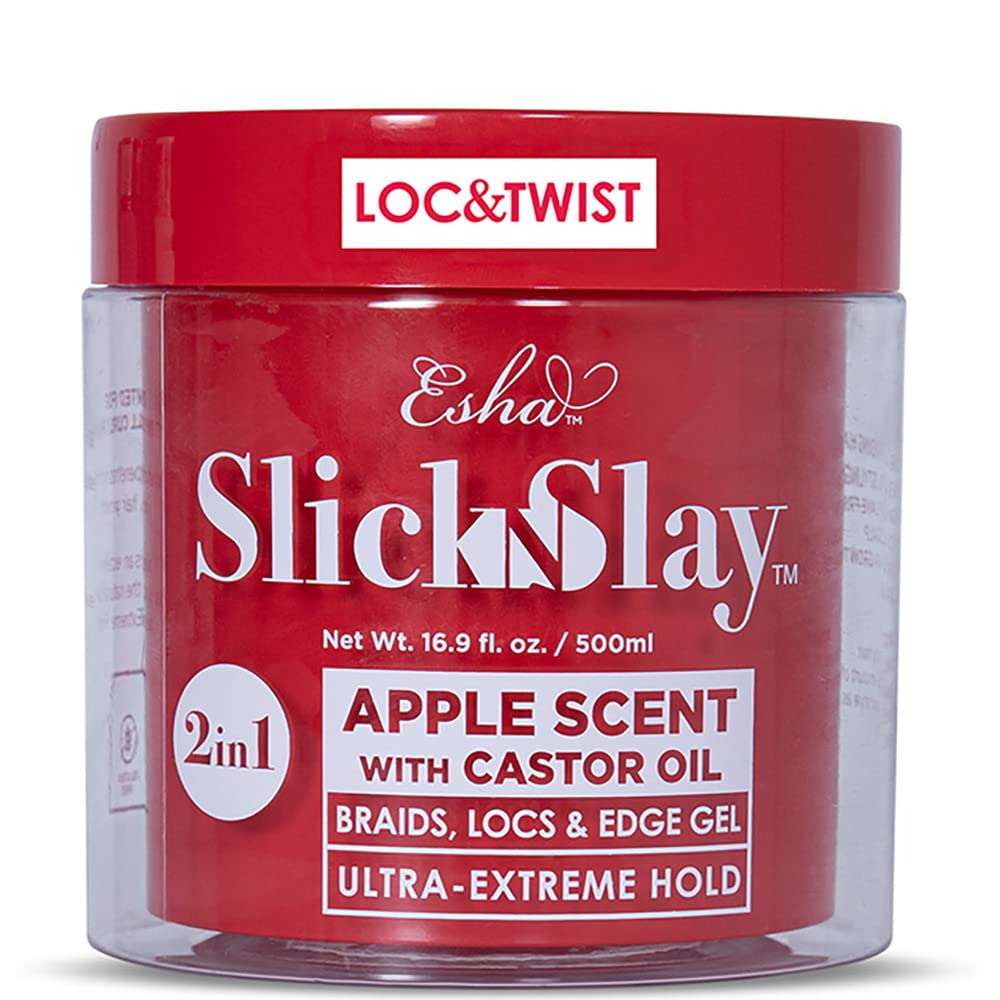 Gel Para Trenzas Y Bordes Esha Slick N Slay Ultra Extreme Hold, 500 Ml - Venta Internacional.