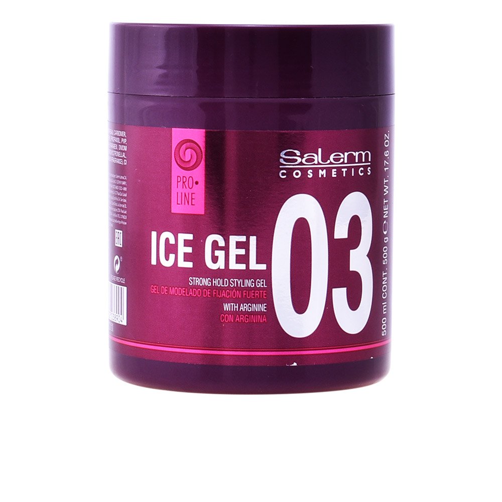 Foto 2 pulgar | Gel De Peinado Salerm Pro Line Ice Gel Strong Hold 500 Ml - Venta Internacional.