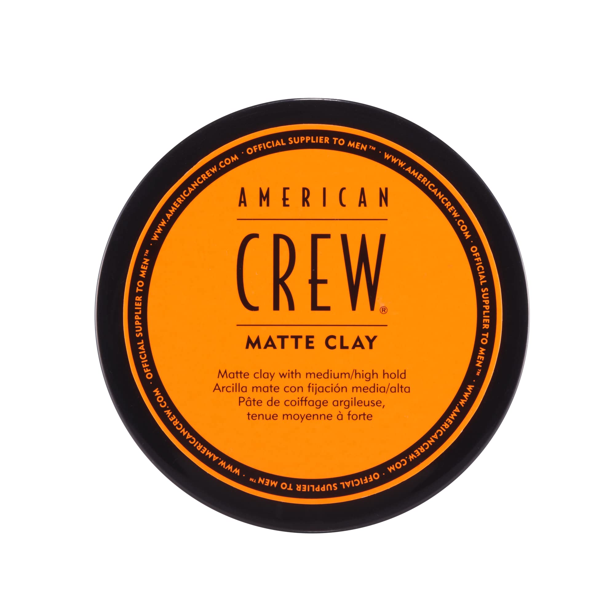 Arcilla Para El Cabello American Crew, Arcilla Mate, Fijación Media/alta, 90 Ml - Venta Internacional.