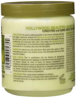 Foto 3 | Tratamiento Capilar Hollywood Beauty Olive Colesterol 600 Ml X2 - Venta Internacional.