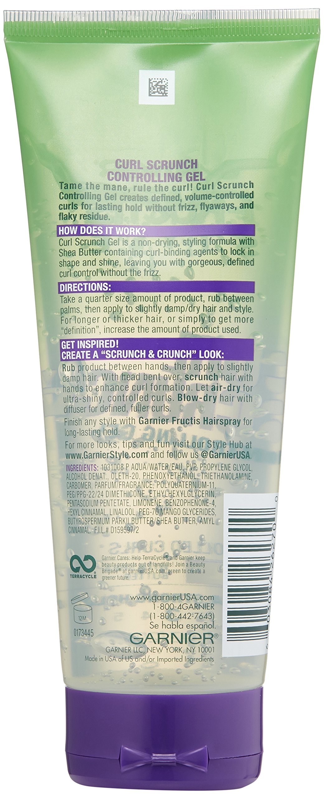 Foto 3 pulgar | Gel Para Peinar Garnier Fructis Style Scrunch Controling Curl - Venta Internacional.