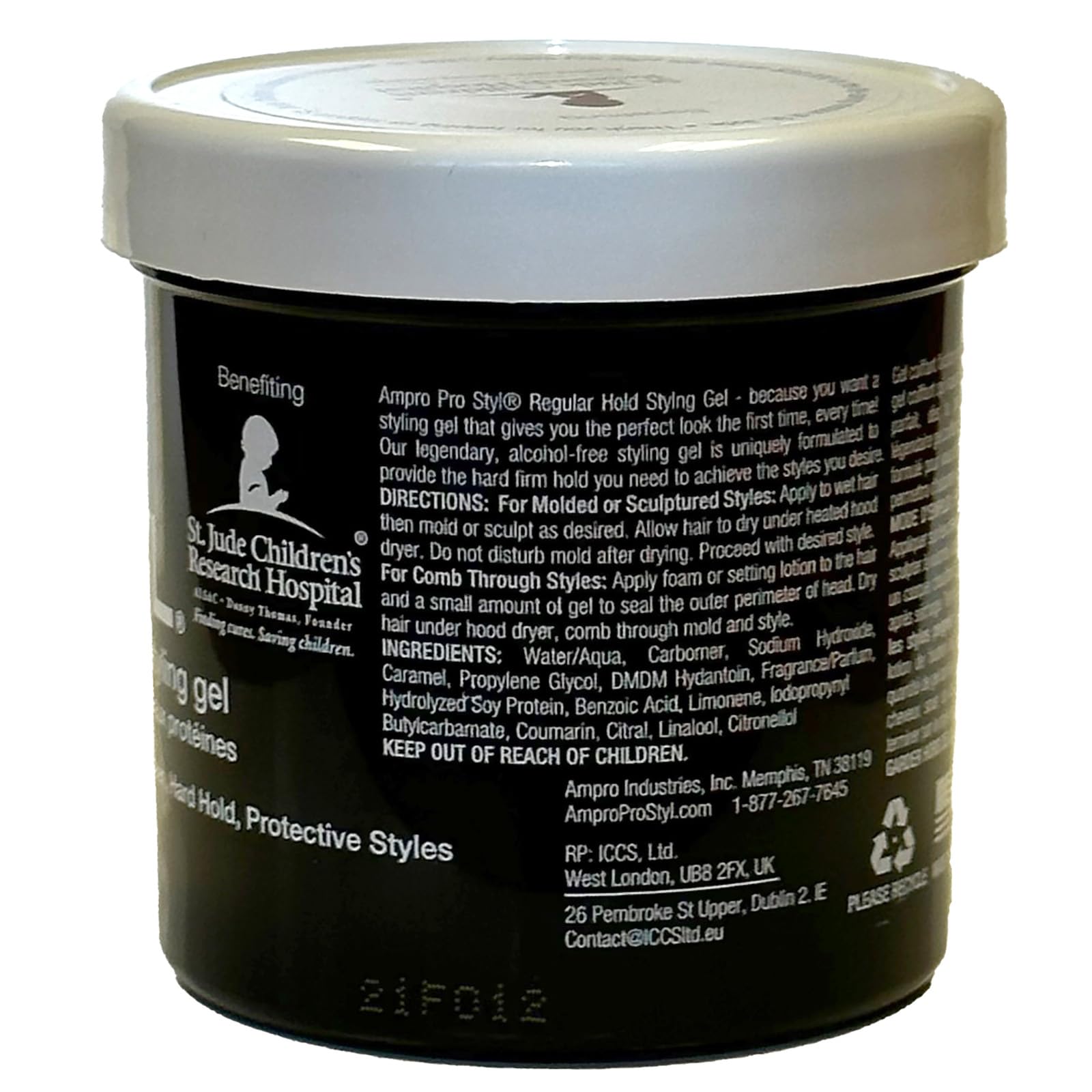Foto 6 pulgar | Gel De Peinado Ampro Pro Styl Protect, Fortalece 180 Ml - Venta Internacional.