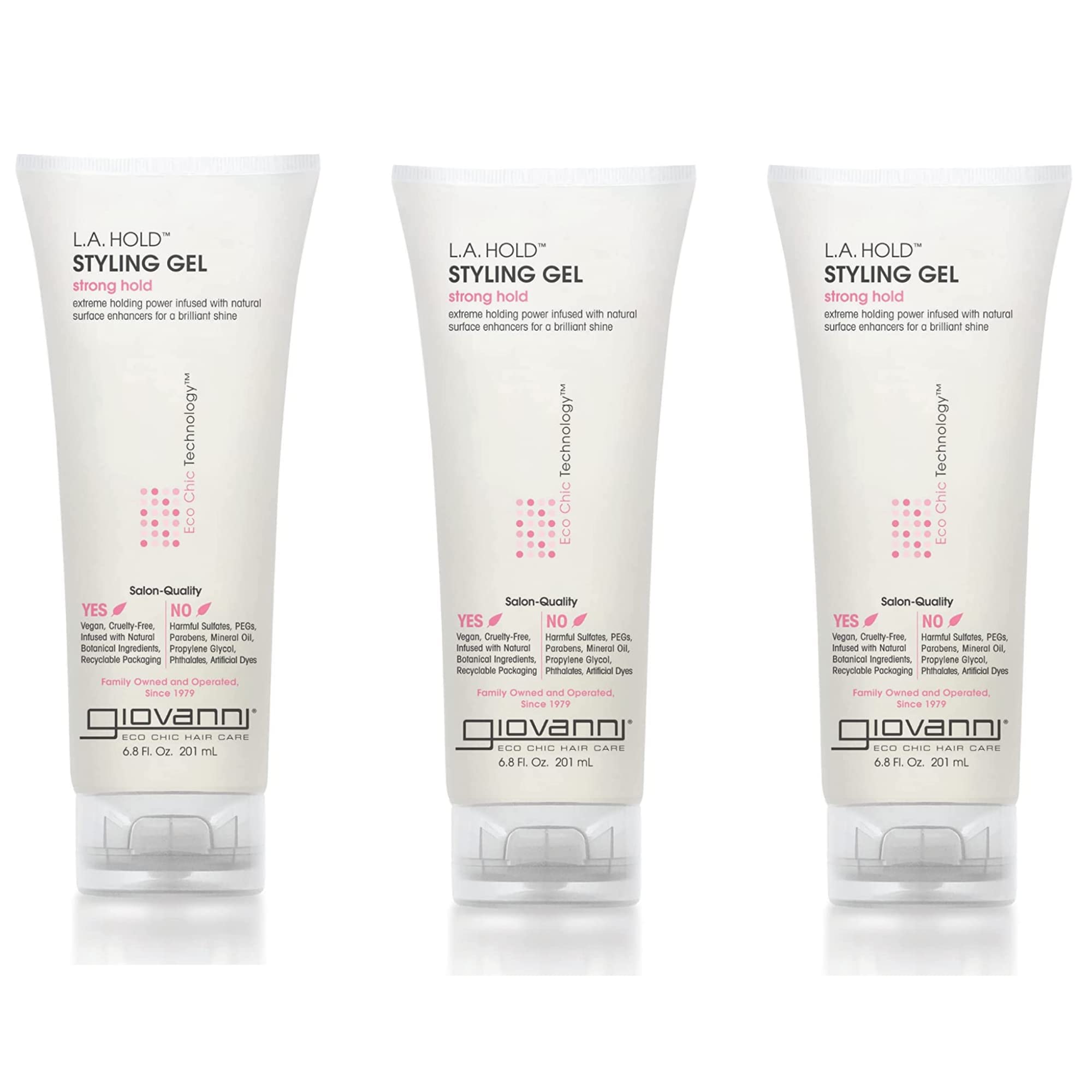Foto 1 | Gel De Peinado Giovanni L.a. Hold Strong Hold 200 Ml (paquete De 3) - Venta Internacional.