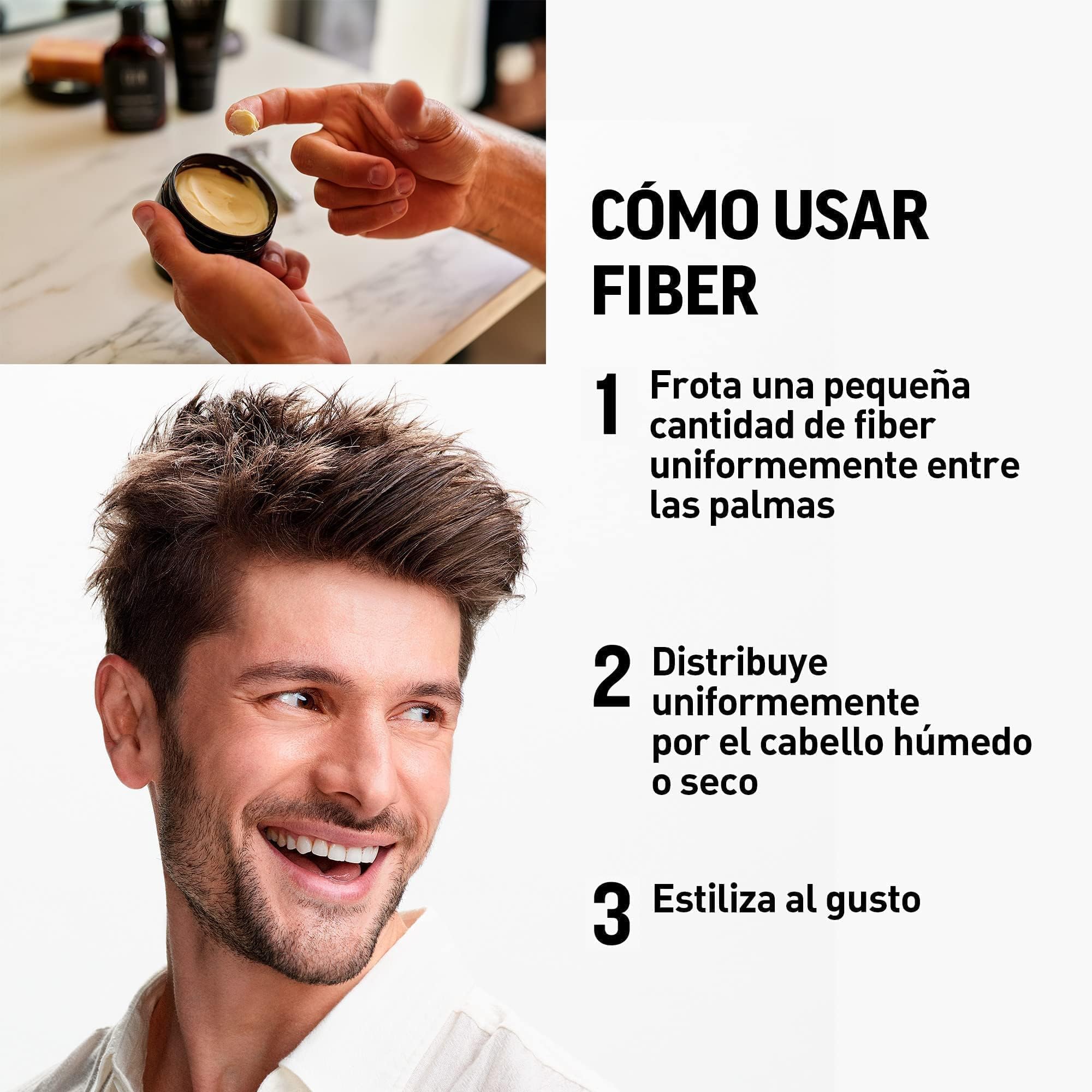 Foto 6 | Hair Fiber American Crew Para Hombre, Alta Fijación Y Bajo Brillo, 50 Ml - Venta Internacional.