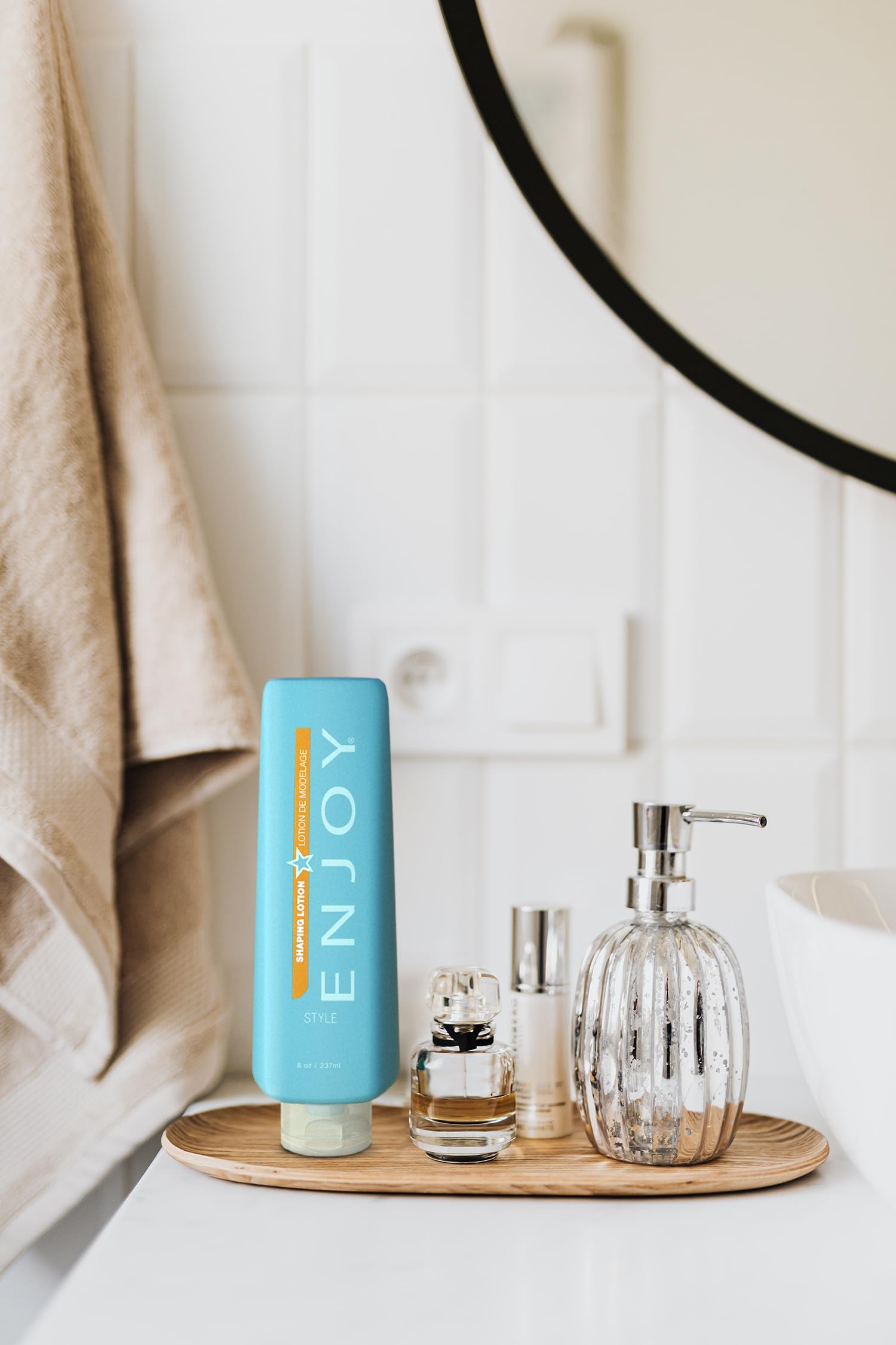 Foto 4 pulgar | Loción Modeladora Enjoy Añade Volumen Al Cabello Rizado, 240 Ml - Venta Internacional.
