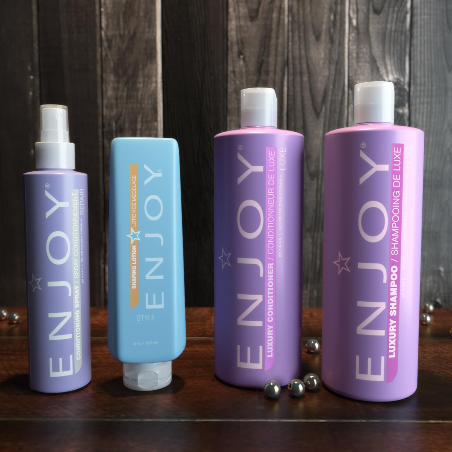 Foto 5 pulgar | Loción Modeladora Enjoy Añade Volumen Al Cabello Rizado, 240 Ml - Venta Internacional.