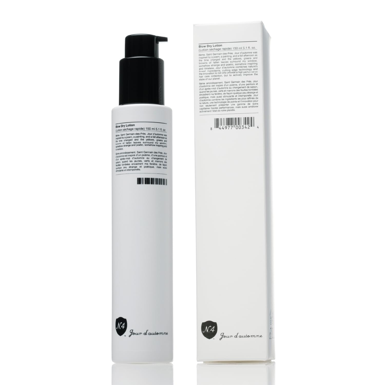 Loción Para Secar Con Secador Número 4, Antiencrespamiento, 150 Ml - Venta Internacional. $1,370